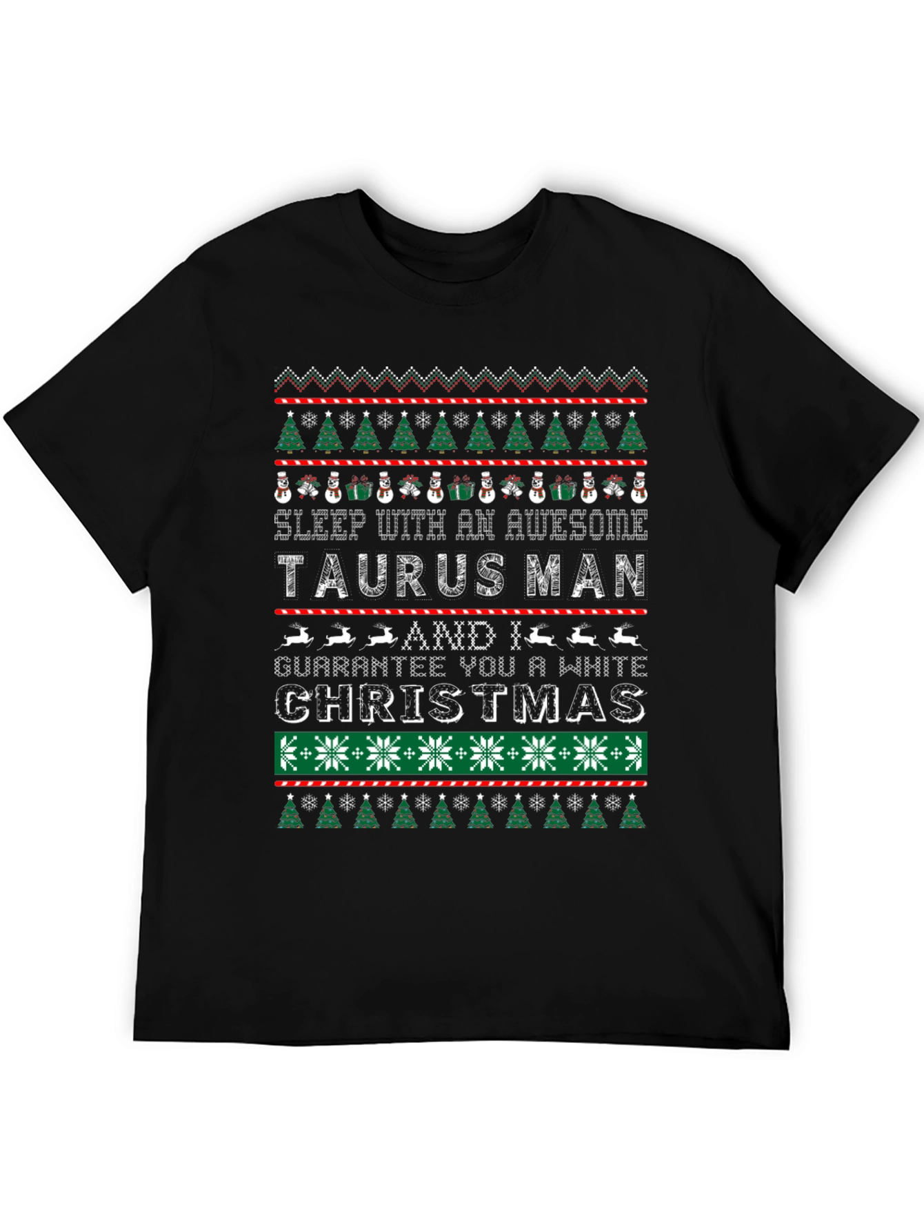 Awesome Taurus Man Christmas T-Shirt