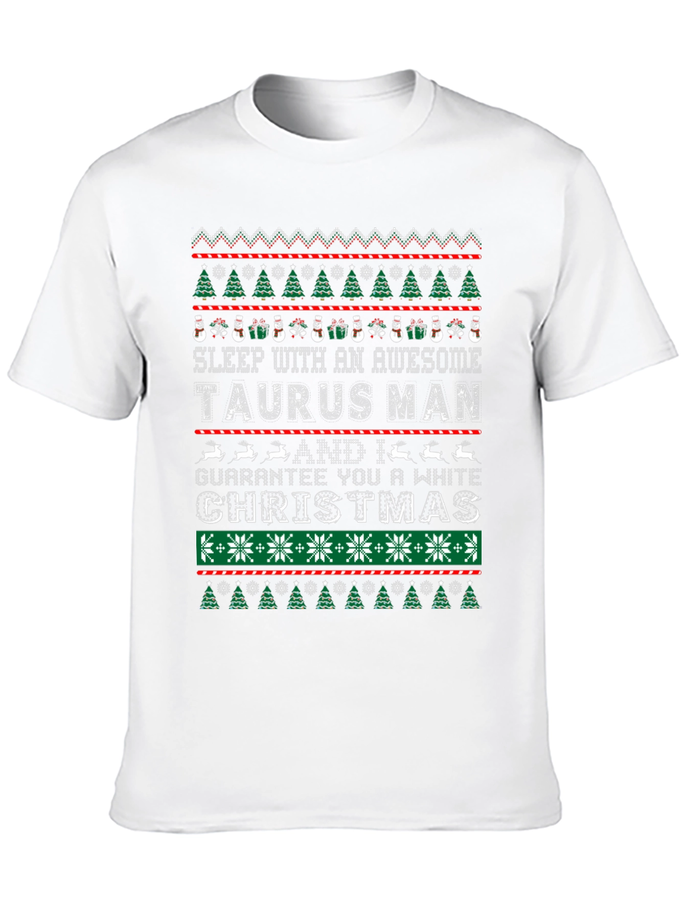 Awesome Taurus Man Christmas T-Shirt