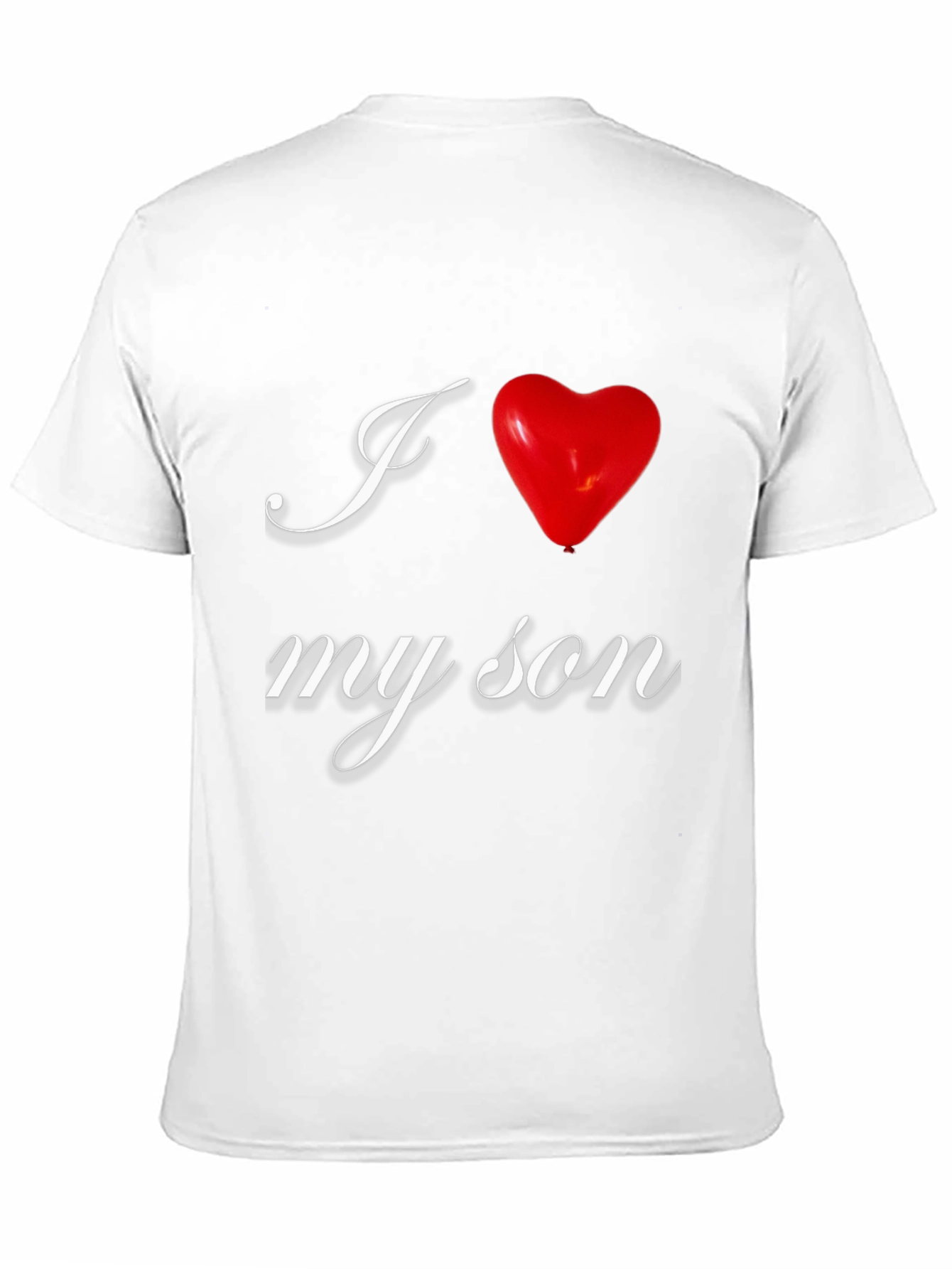 I Love My Son Graphic Tee - Black