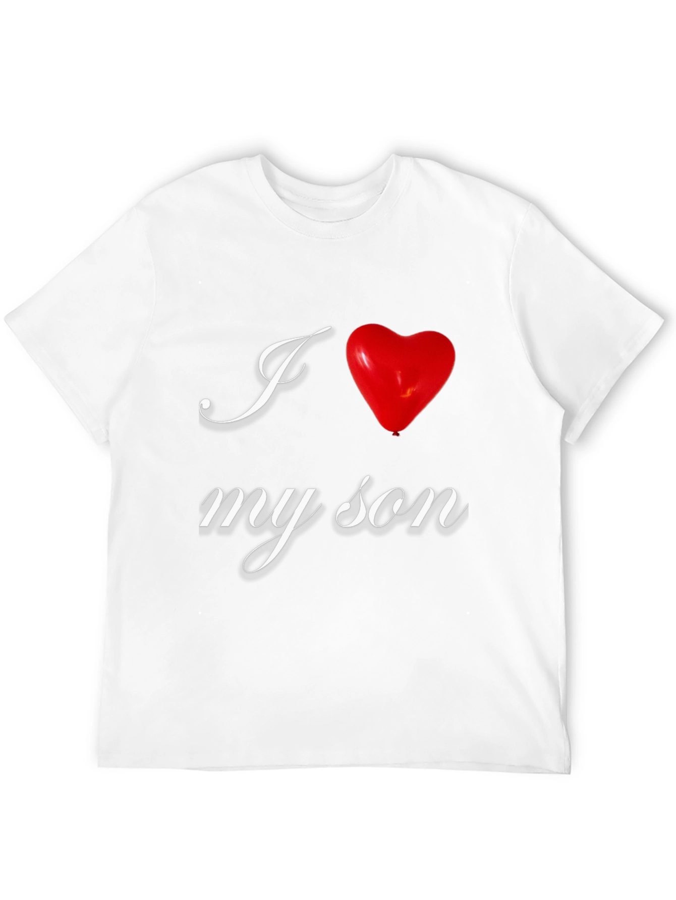 I Love My Son Graphic Tee - Black