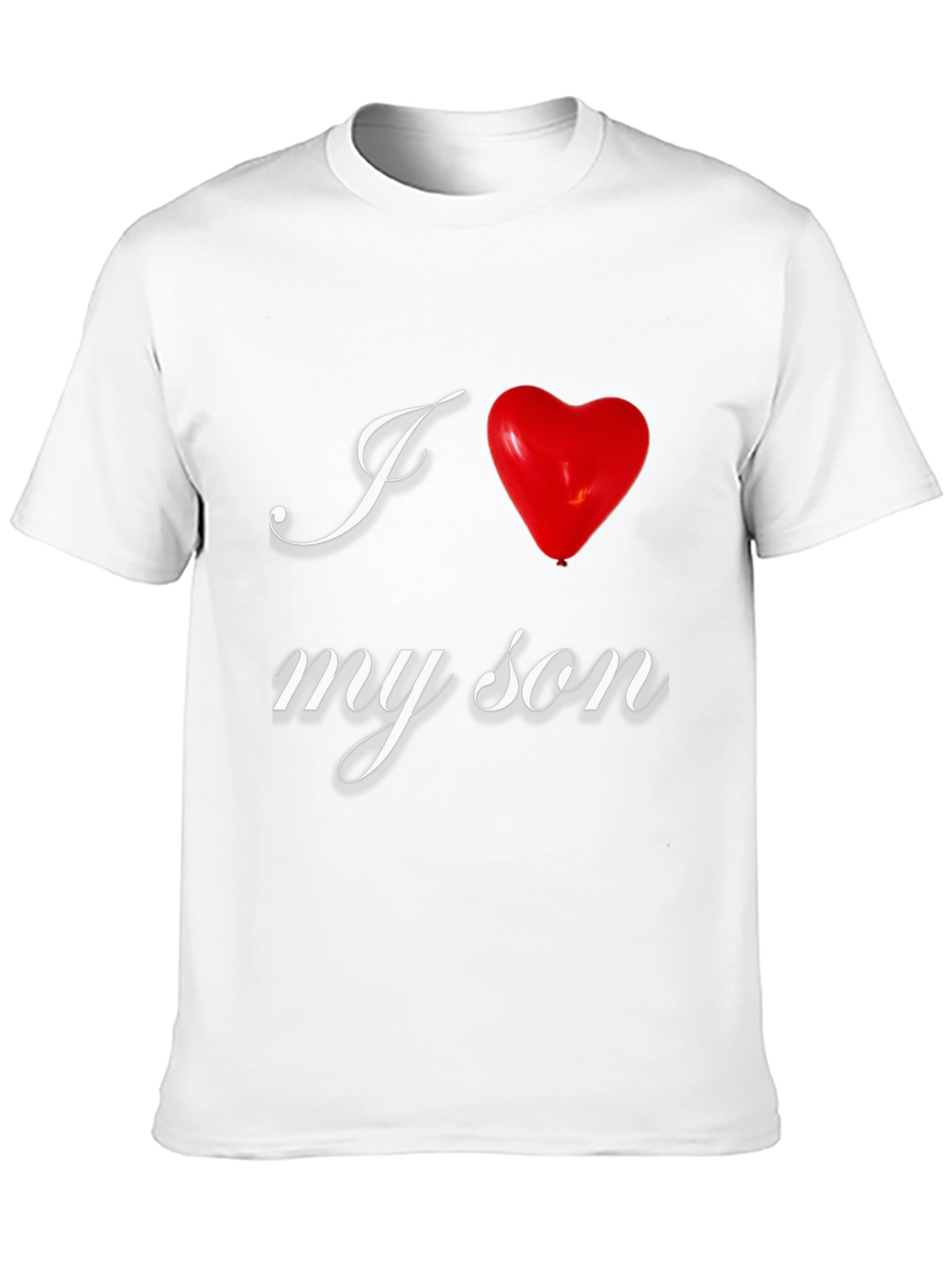 I Love My Son Graphic Tee - Black
