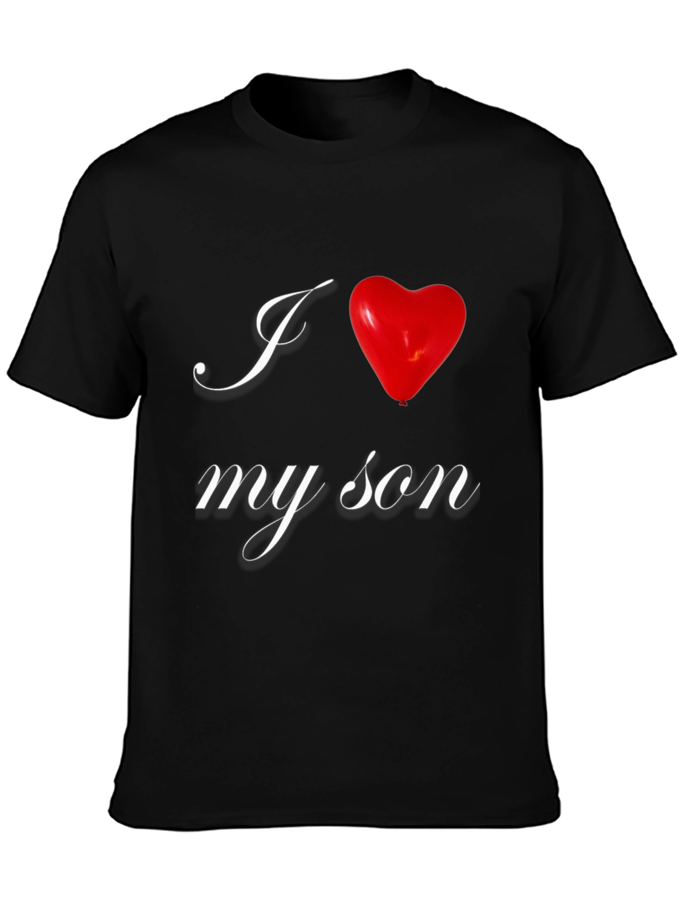 I Love My Son Graphic Tee - Black