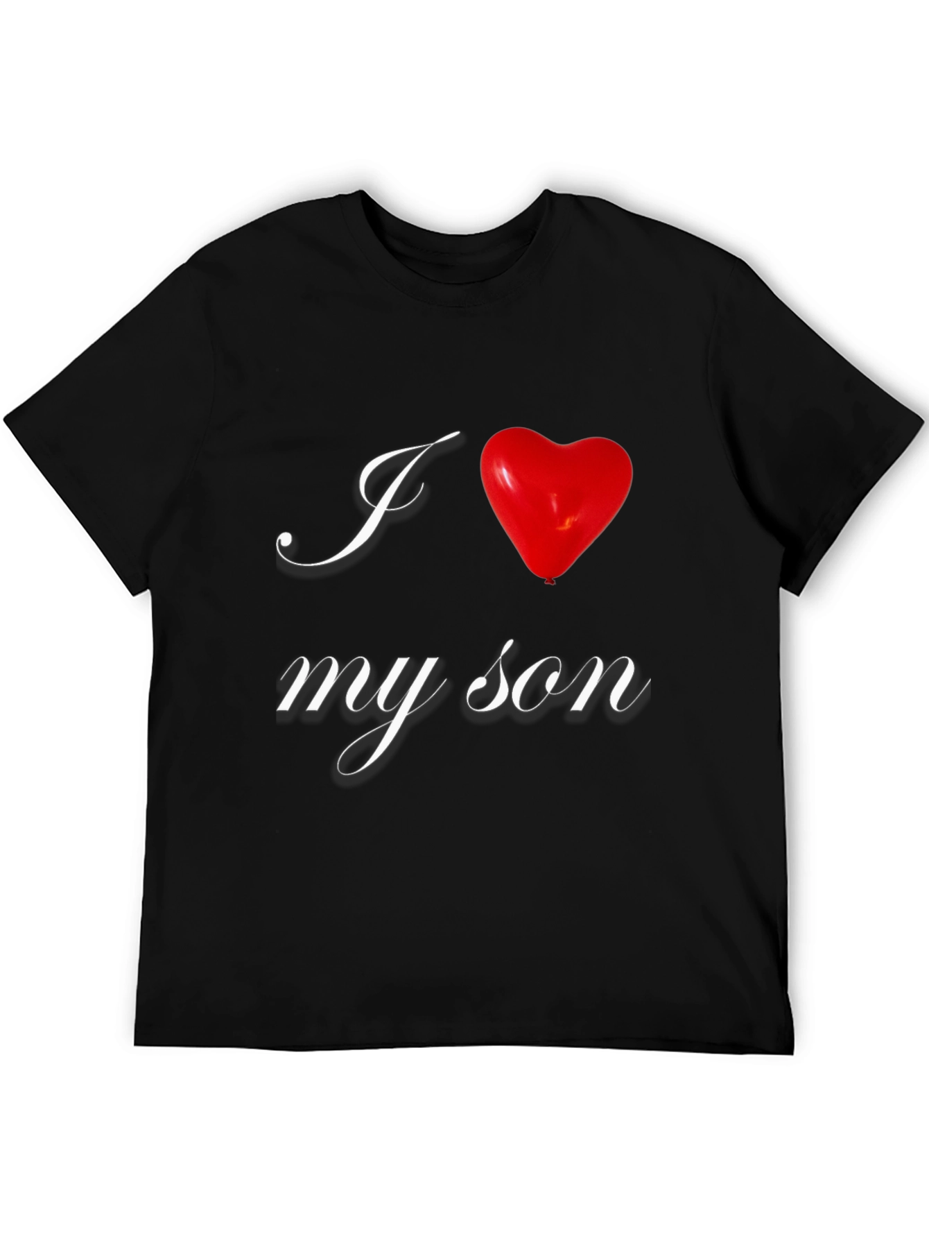 I Love My Son Graphic Tee - Black