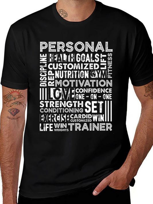 Motivational Fitness T-Shirt - Personal Training Goals
