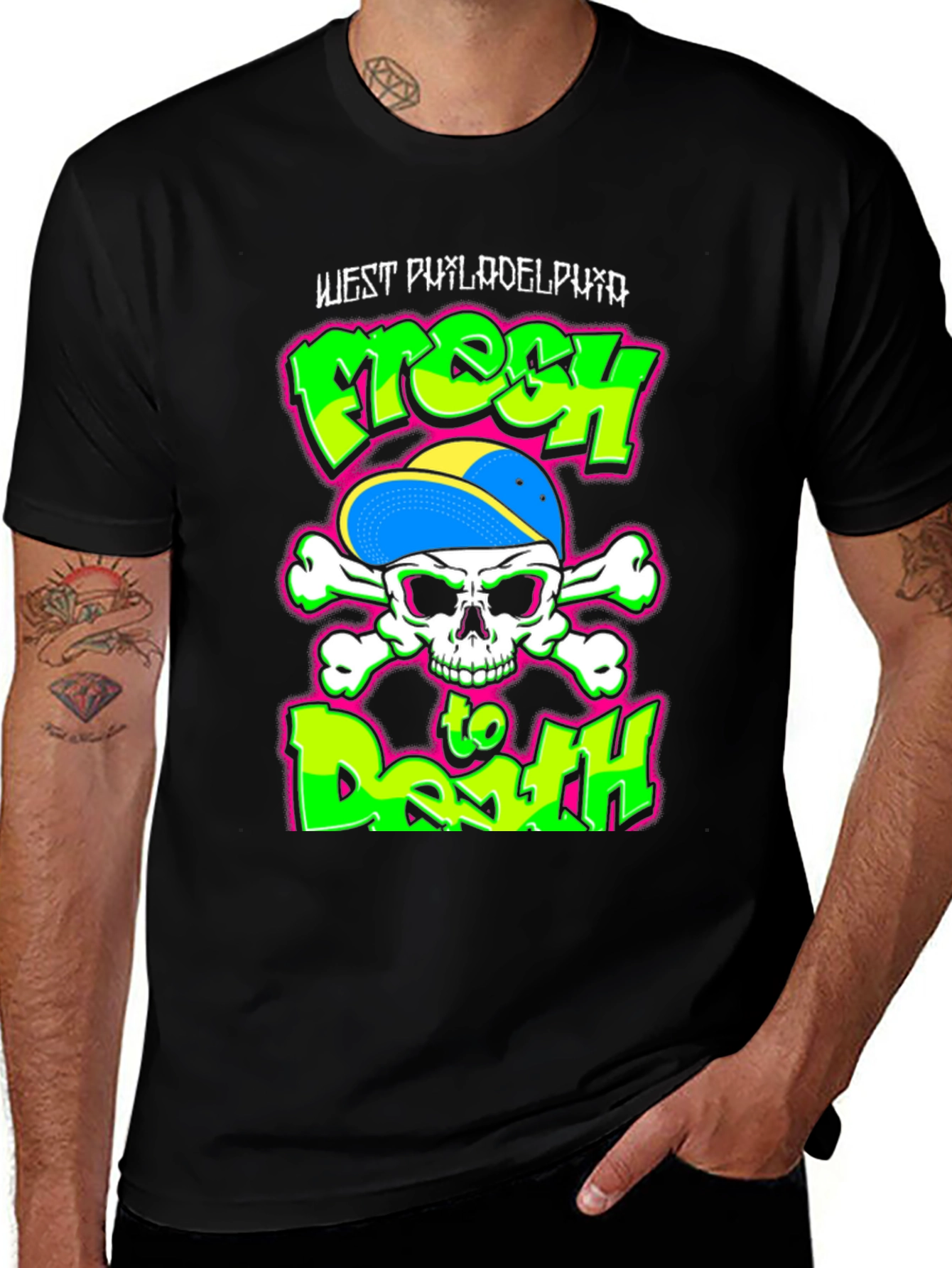 Fresh to Death Skull T-Shirt