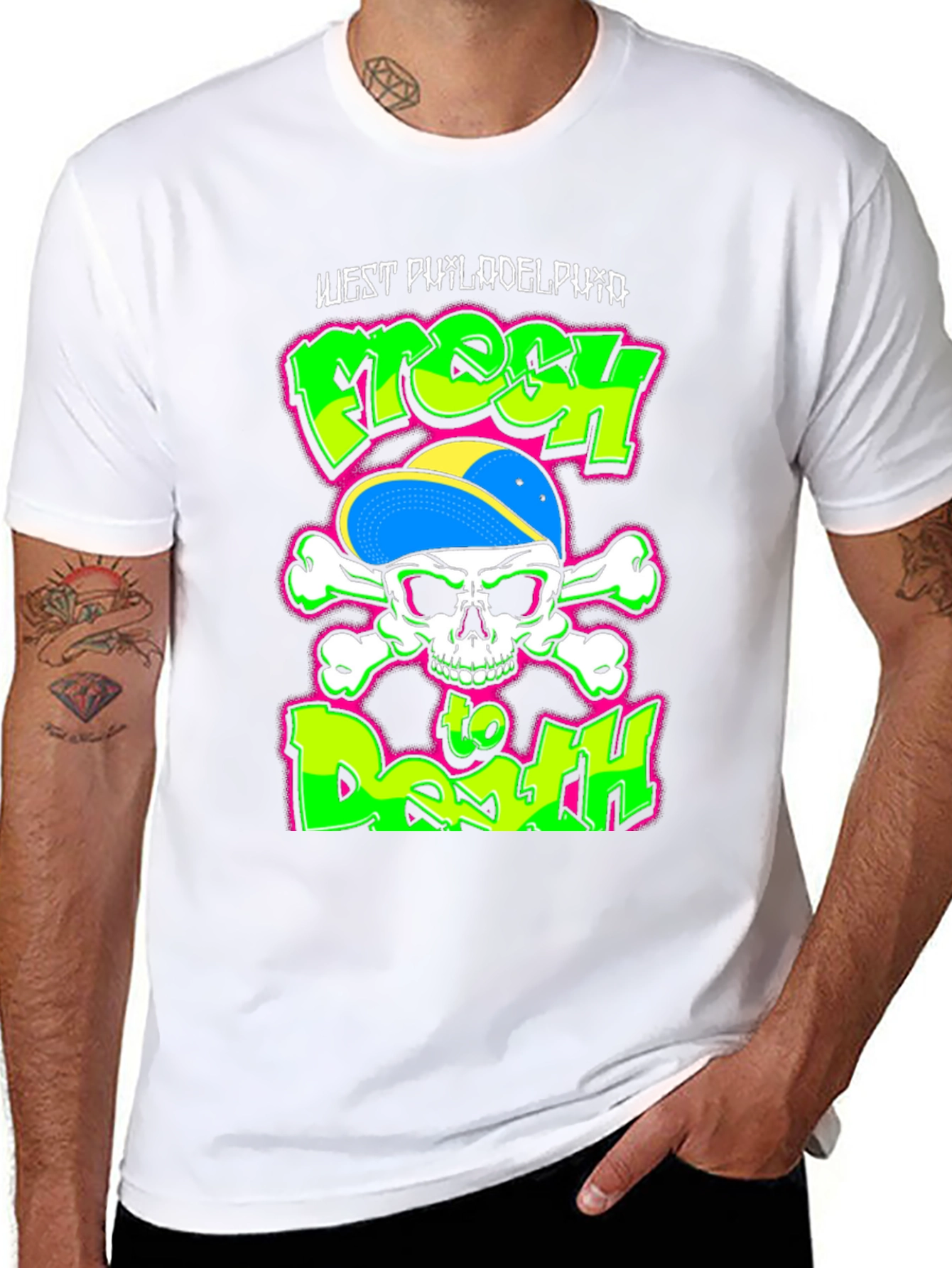 Fresh to Death Skull T-Shirt