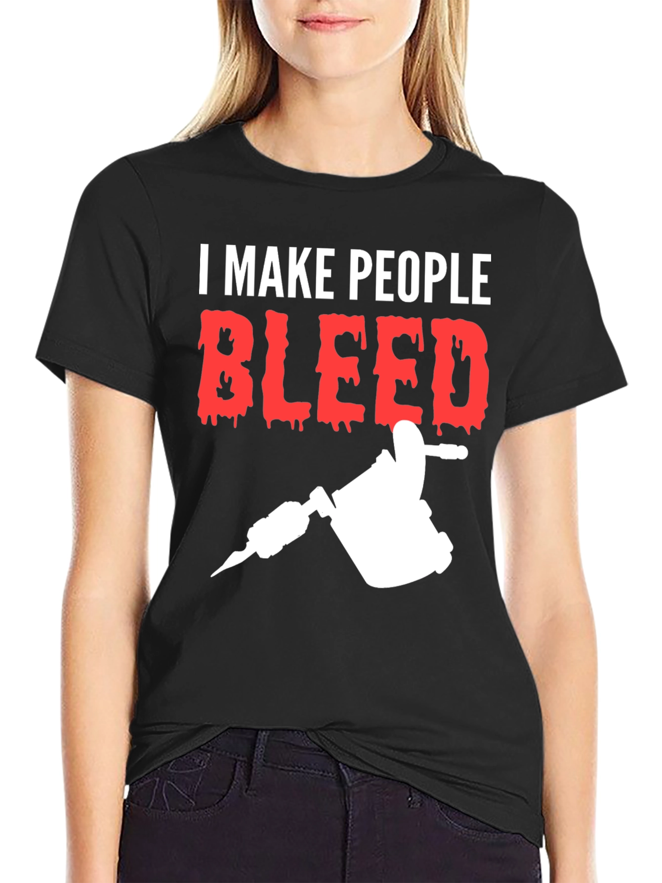 I Make People Bleed Tattoo Artist T-Shirt