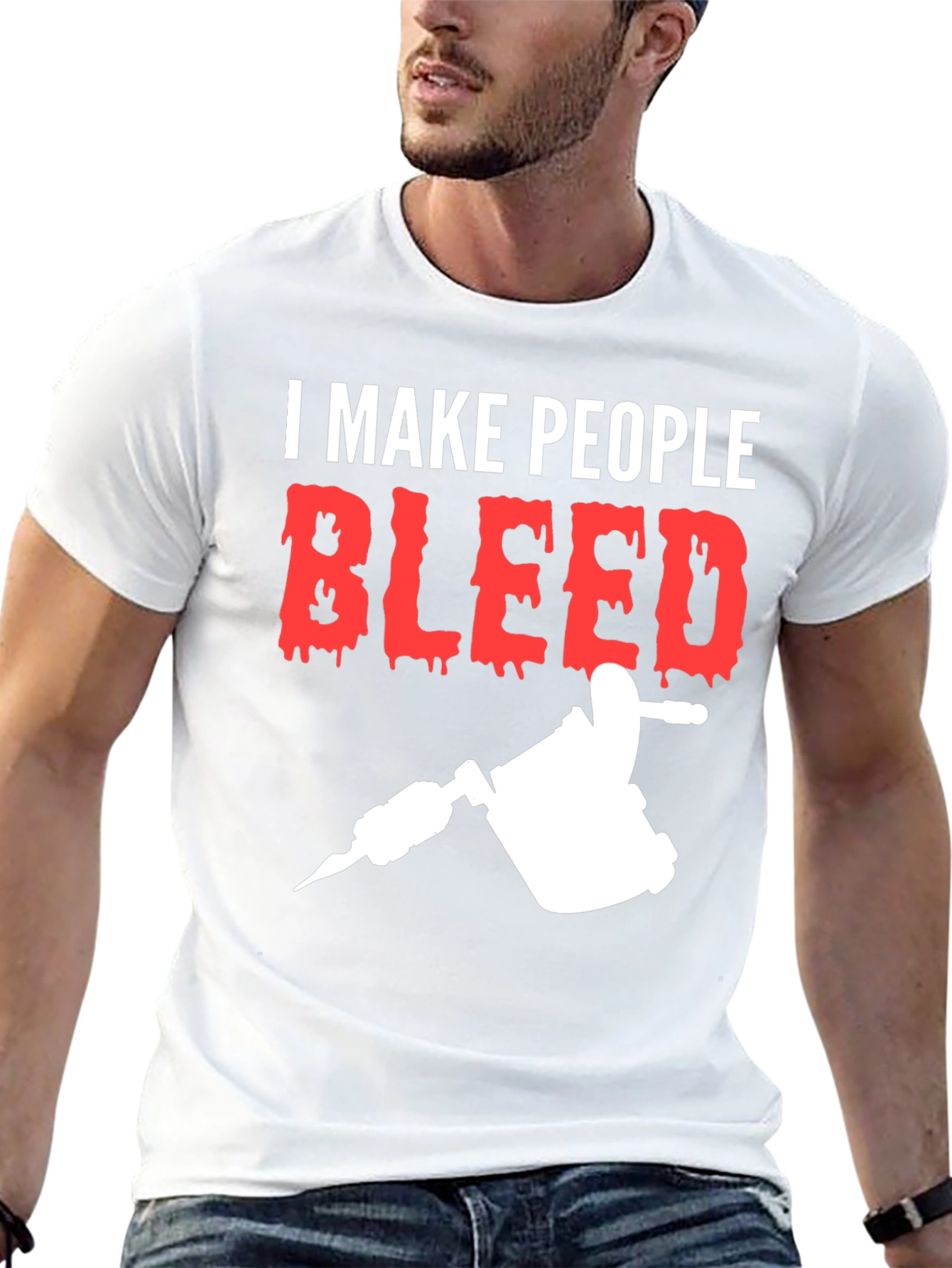 I Make People Bleed Tattoo Artist T-Shirt
