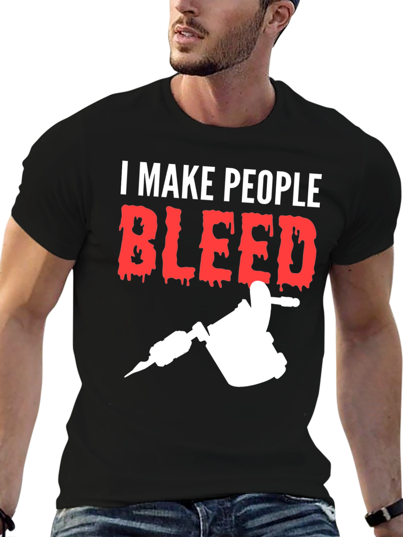 I Make People Bleed Tattoo Artist T-Shirt