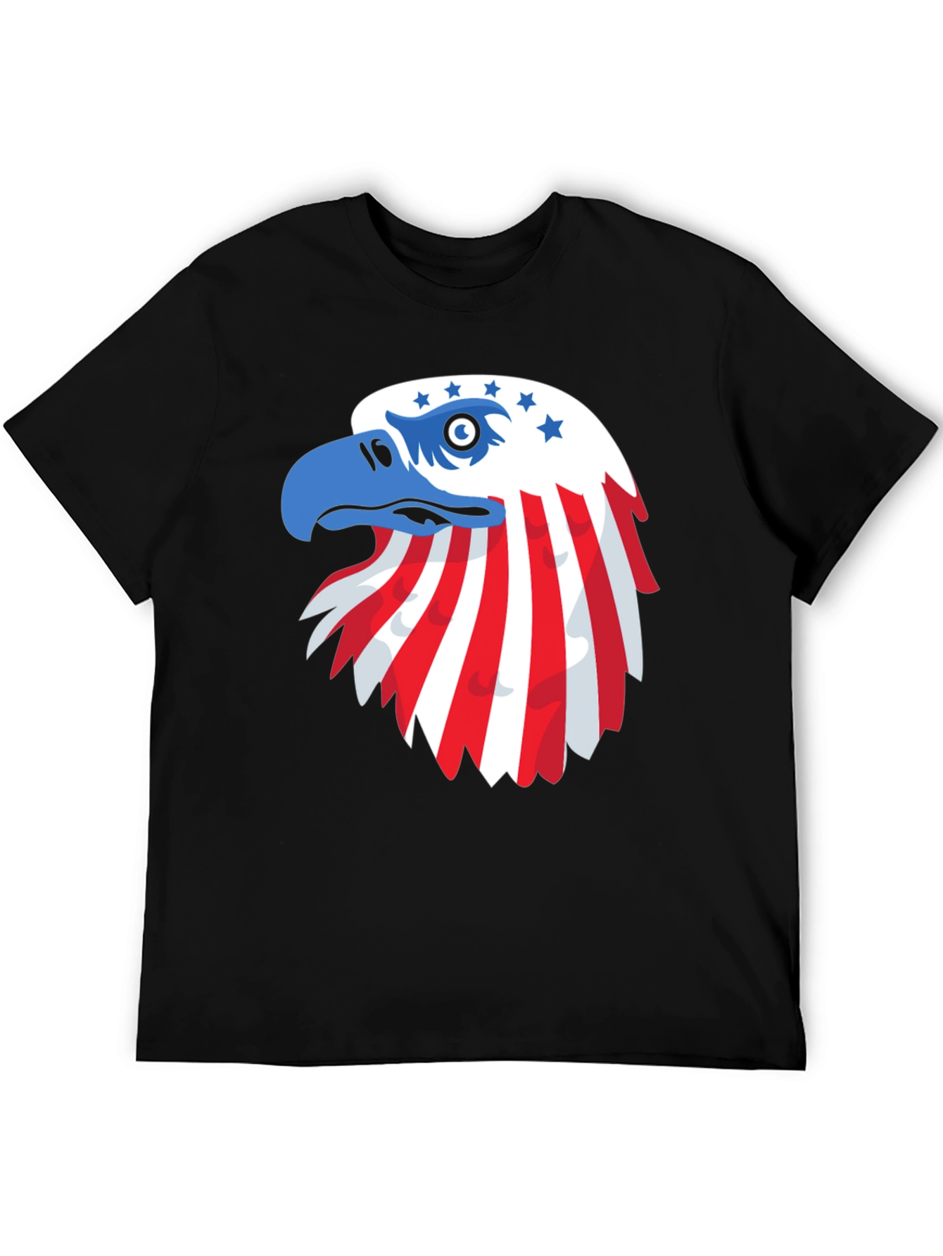 Patriotic Eagle Graphic T-Shirt