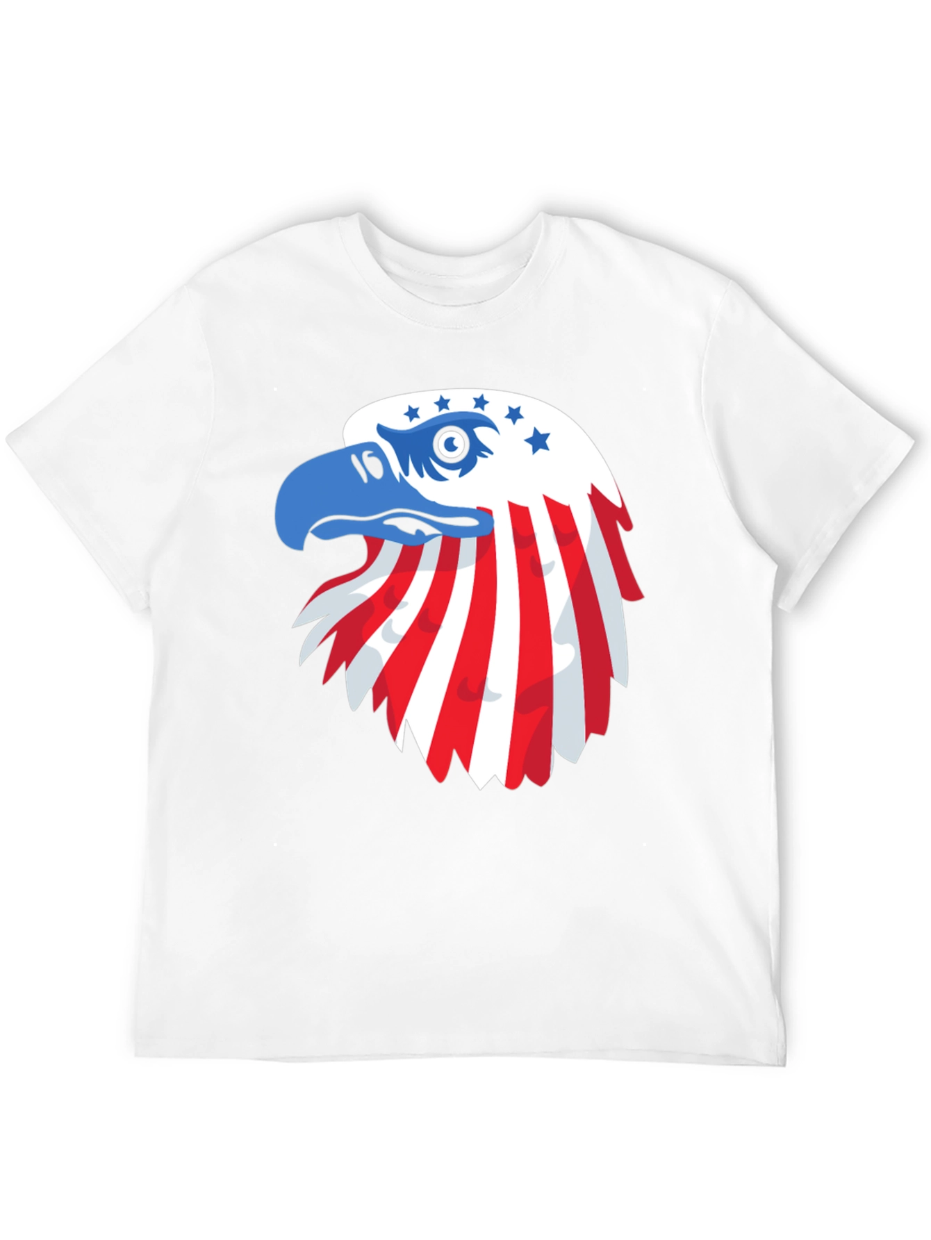 Patriotic Eagle Graphic T-Shirt