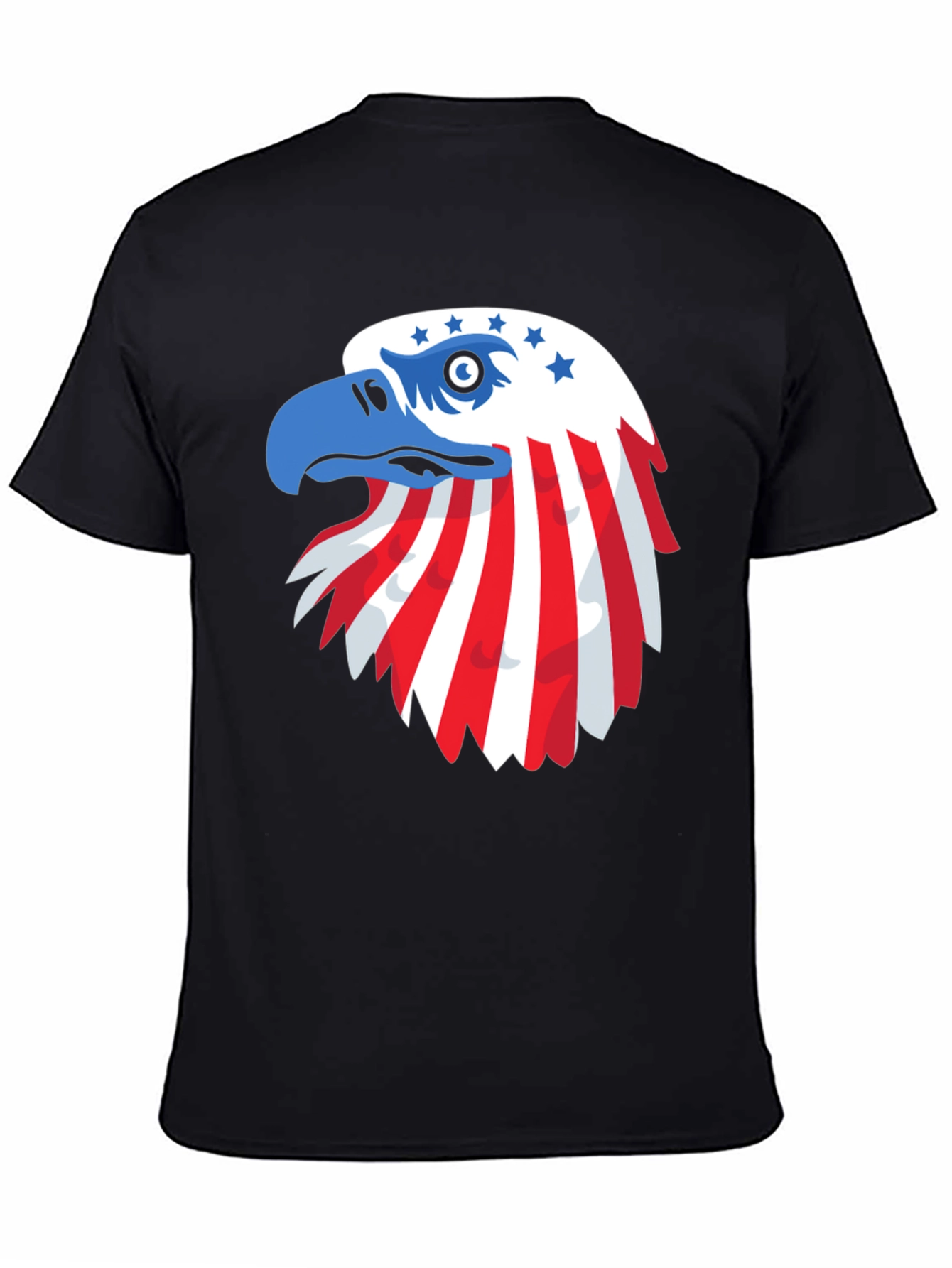 Patriotic Eagle Graphic T-Shirt