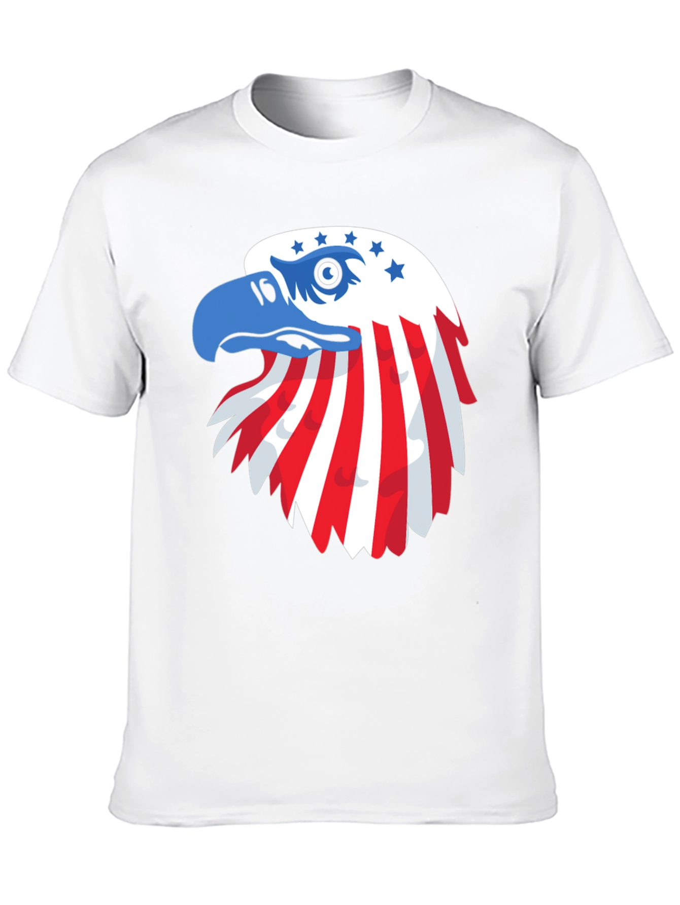Patriotic Eagle Graphic T-Shirt