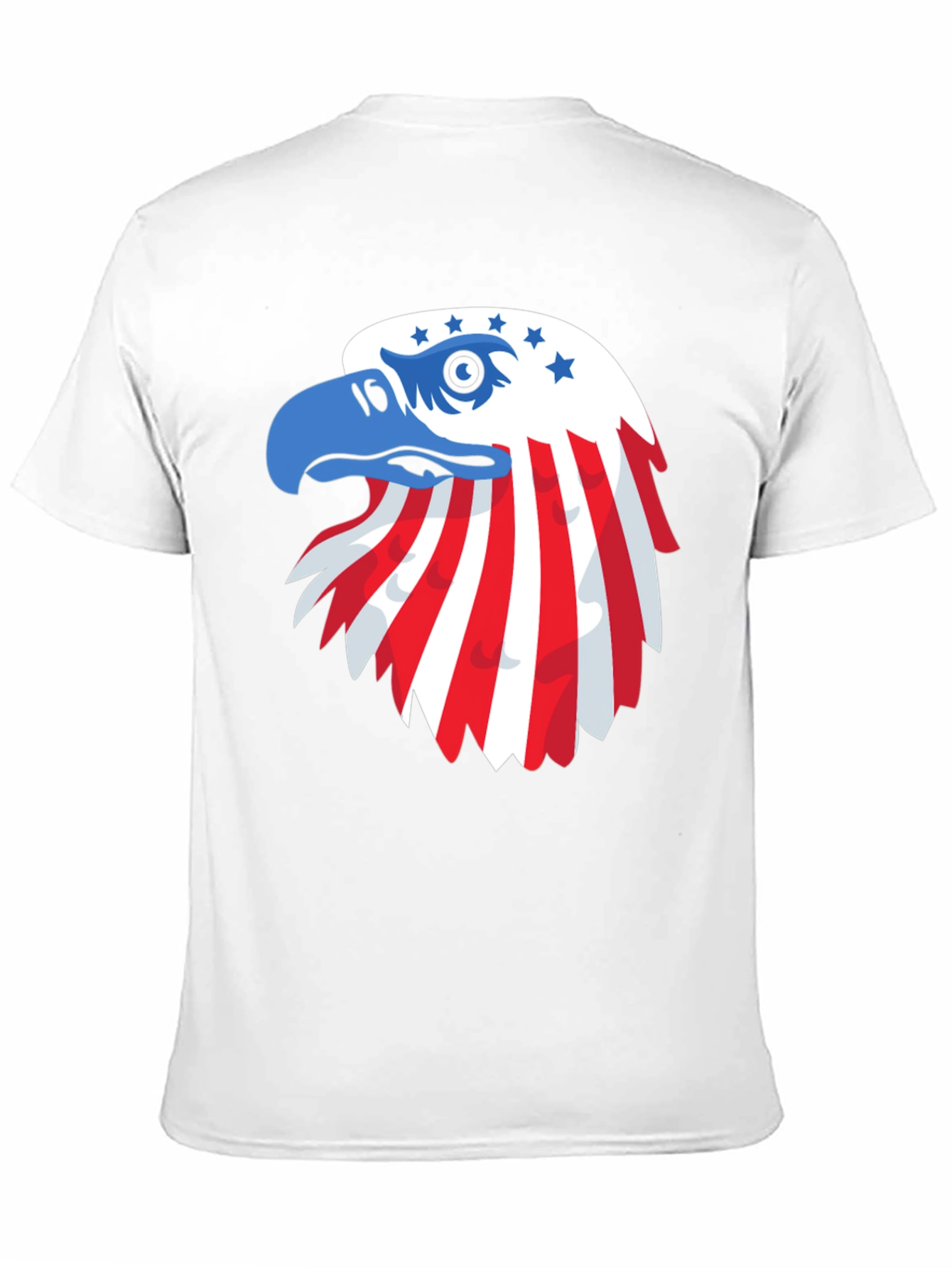 Patriotic Eagle Graphic T-Shirt