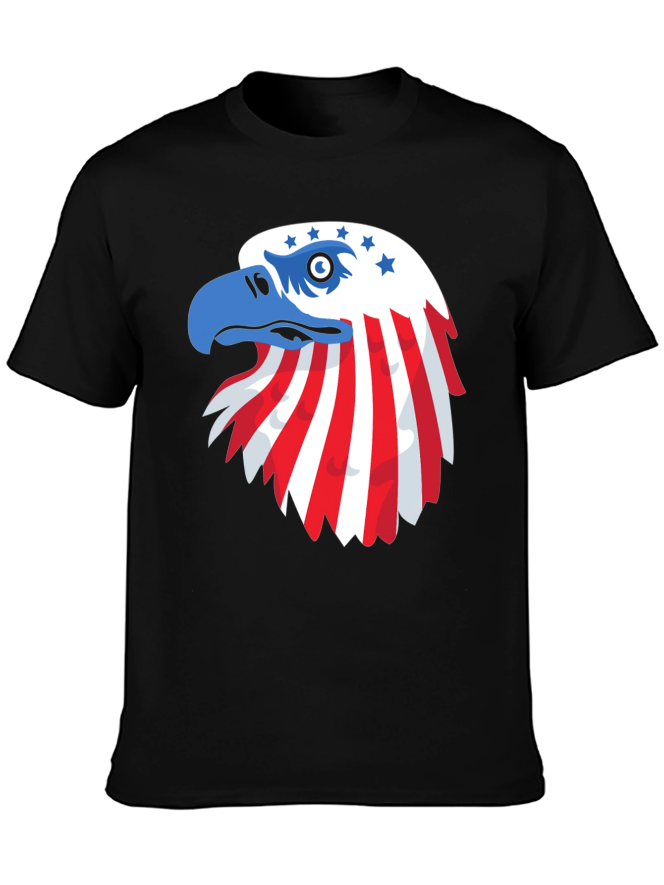 Patriotic Eagle Graphic T-Shirt