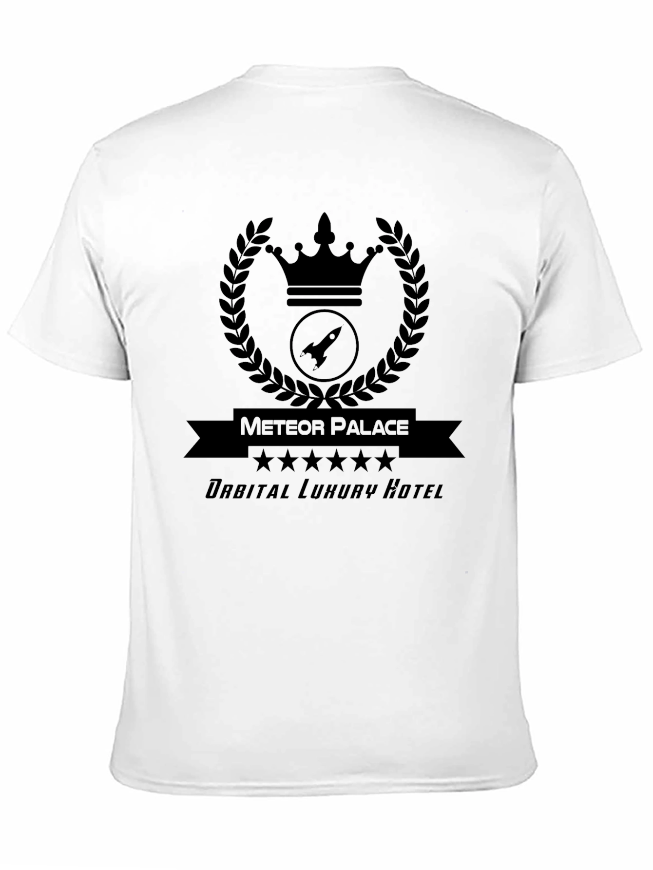 Meteor Palace Orbital Luxury Hotel Graphic T-Shirt