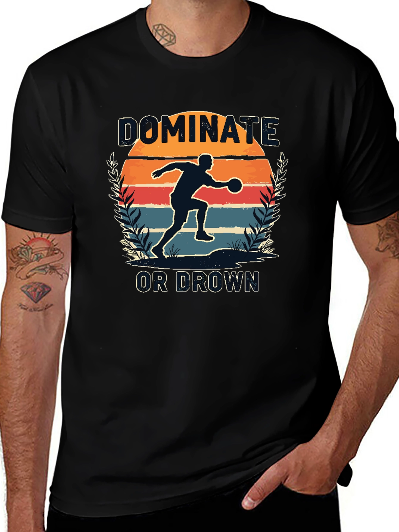 Dominate or Drown Graphic Tee