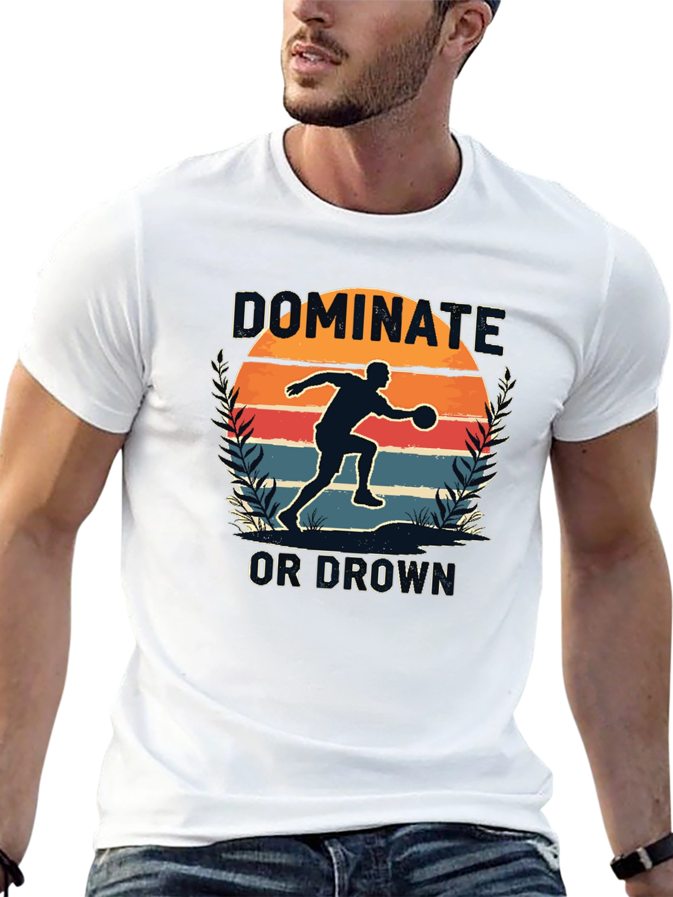 Dominate or Drown Graphic Tee