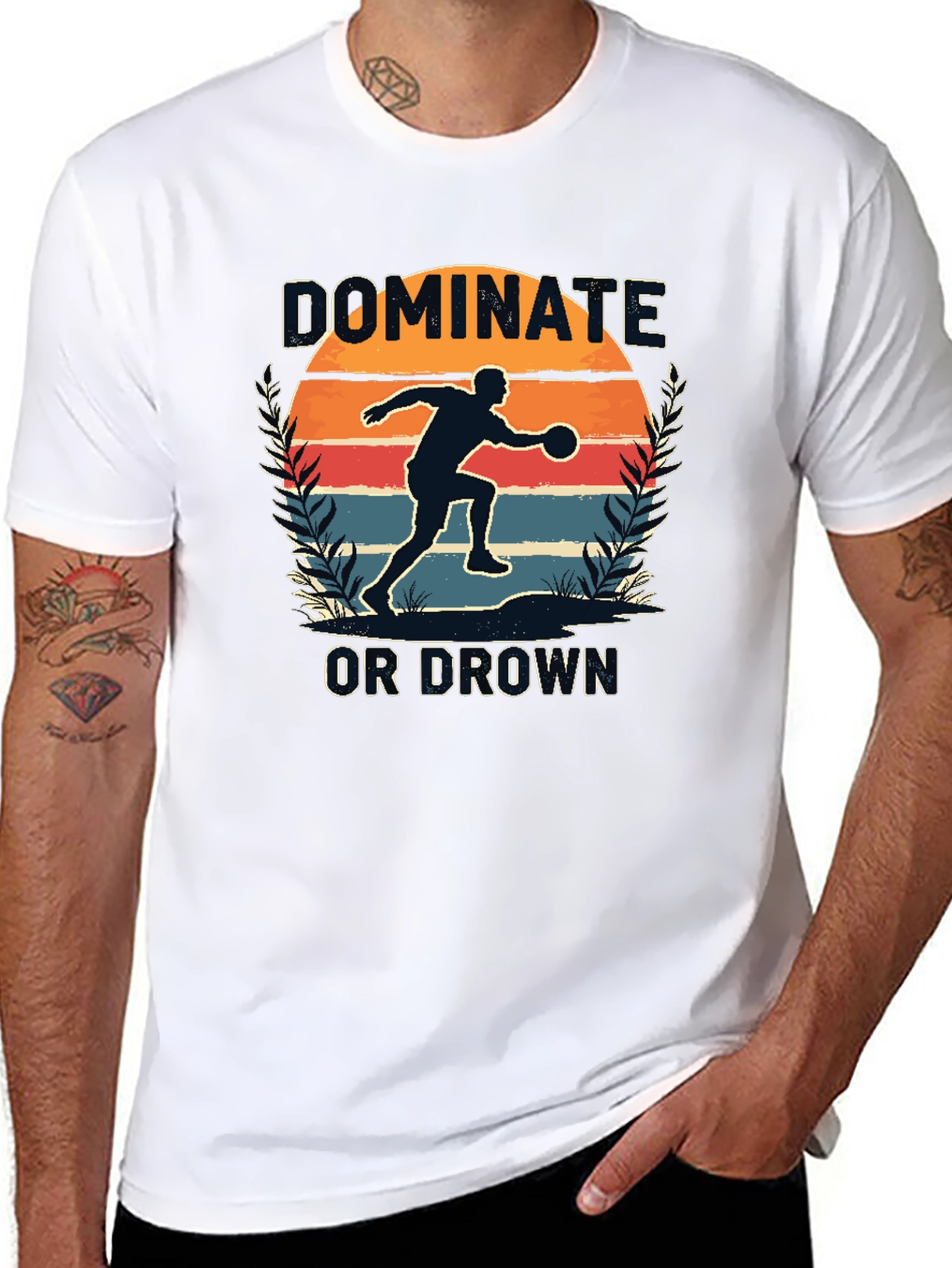 Dominate or Drown Graphic Tee