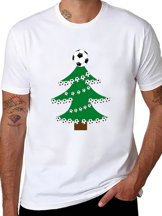 Soccer Christmas Tree T-Shirt - Holiday Fun!