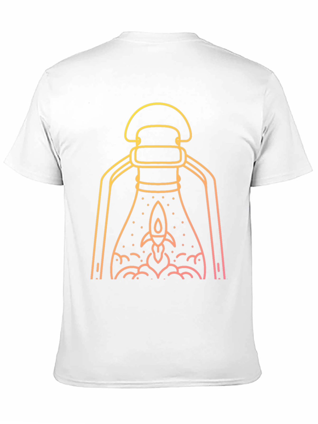 Rocket Lantern Graphic Tee - Black