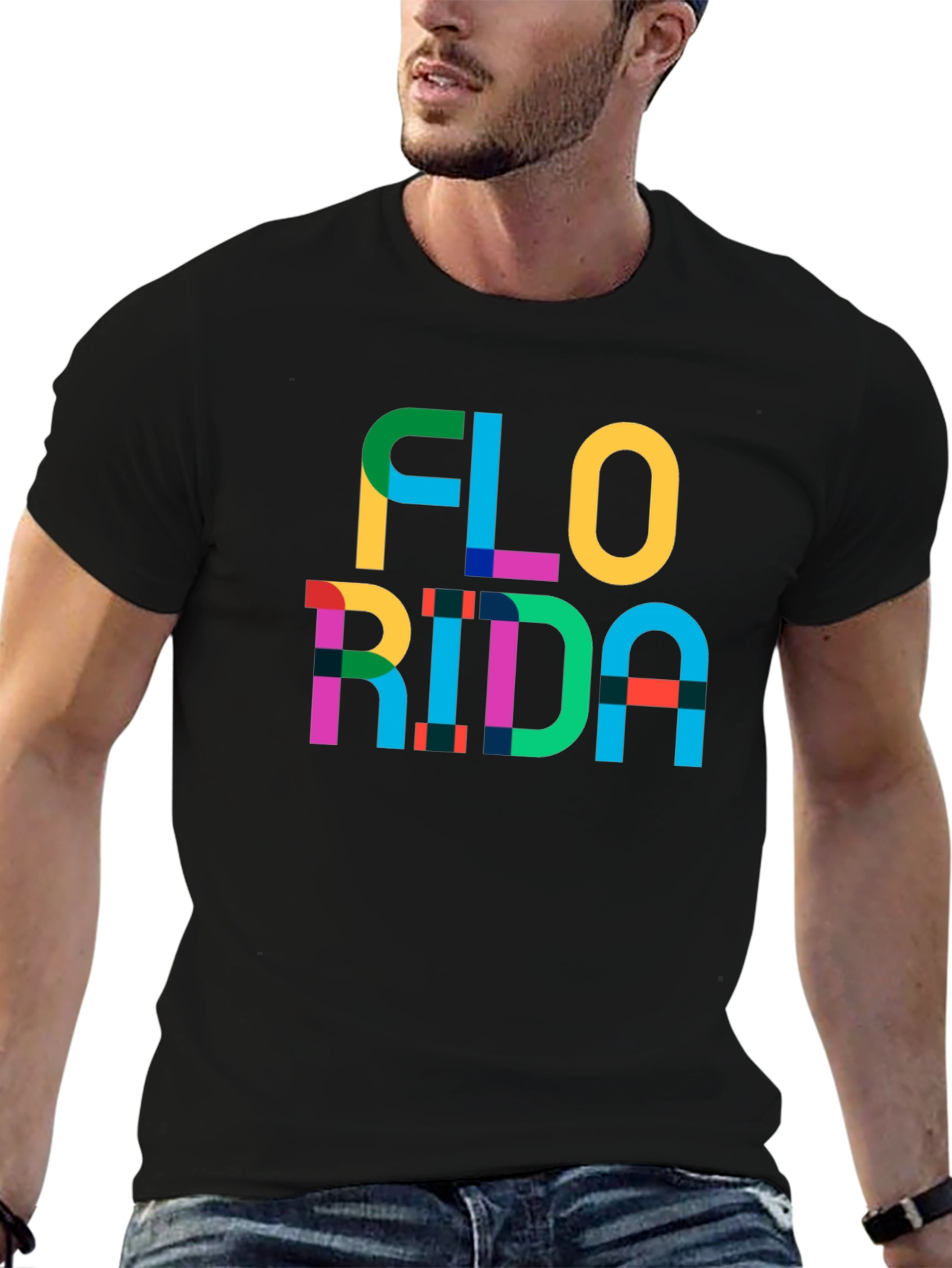 Florida Graphic Black T-Shirt