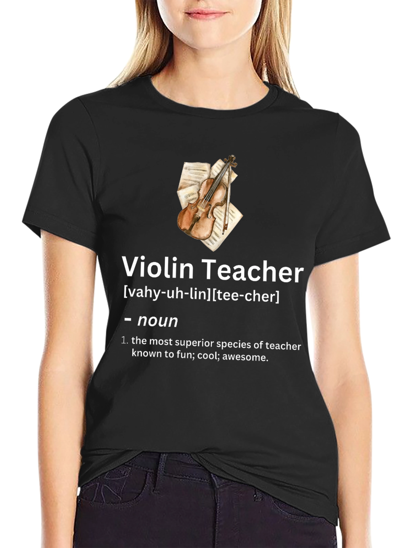 Violin Teacher Definition T-Shirt