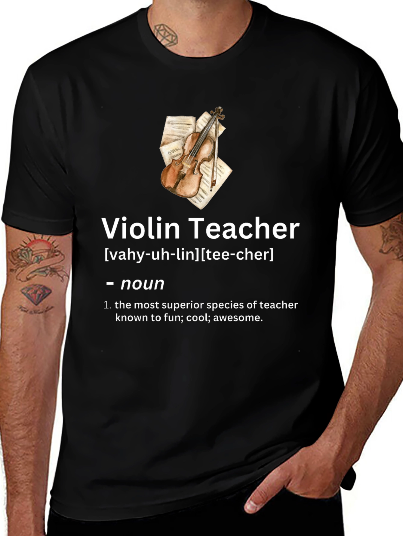 Violin Teacher Definition T-Shirt