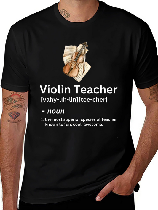 Violin Teacher Definition T-Shirt