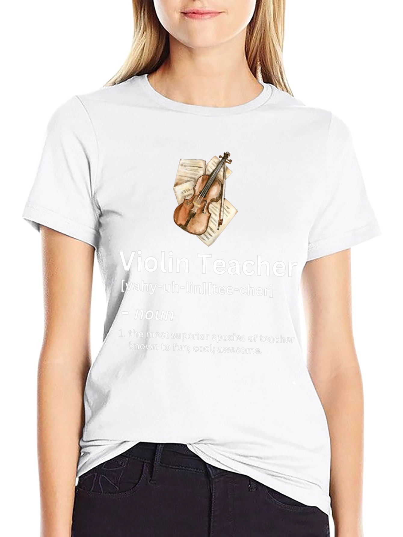 Violin Teacher Definition T-Shirt