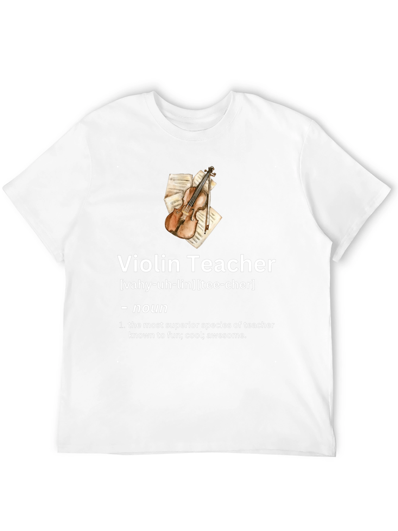 Violin Teacher Definition T-Shirt