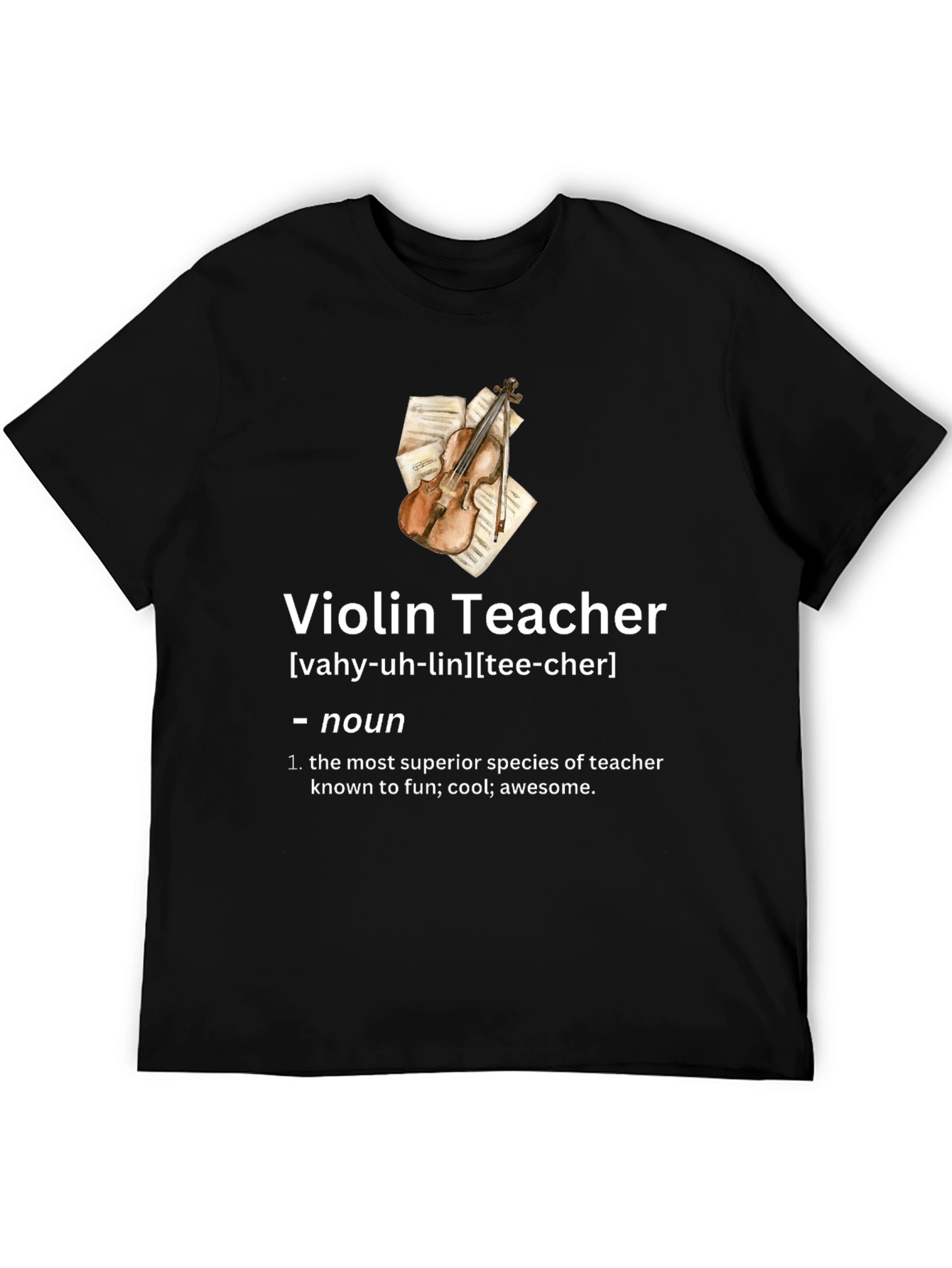 Violin Teacher Definition T-Shirt