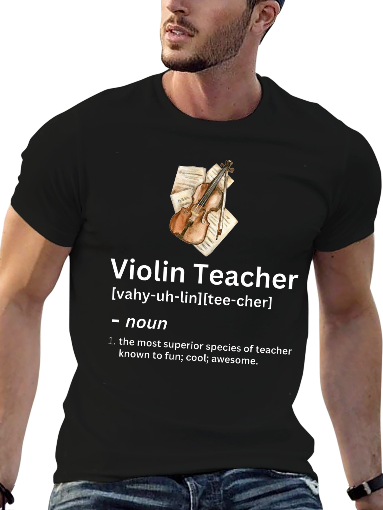 Violin Teacher Definition T-Shirt