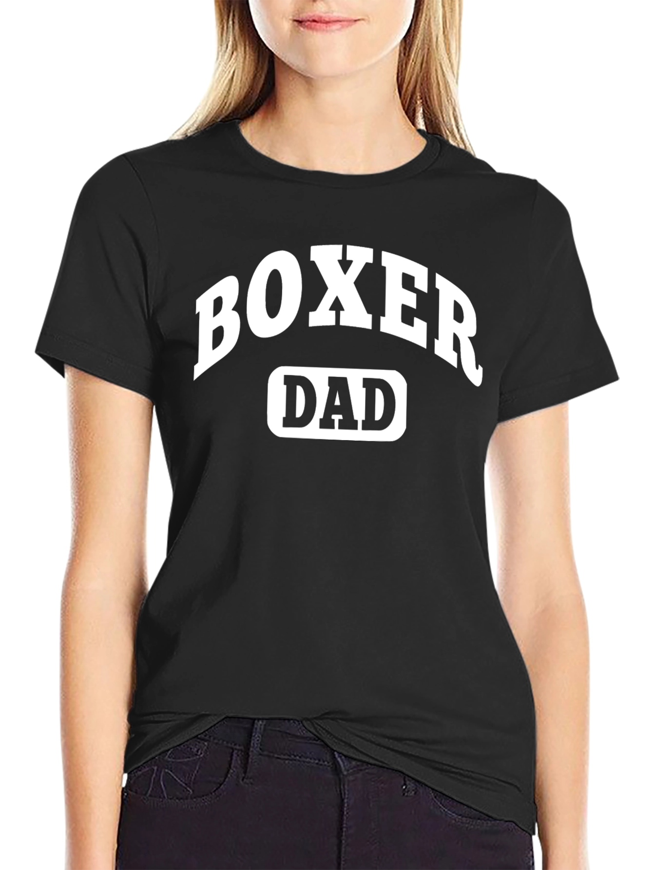 Boxer Dad Graphic T-Shirt - Black Classic Fit
