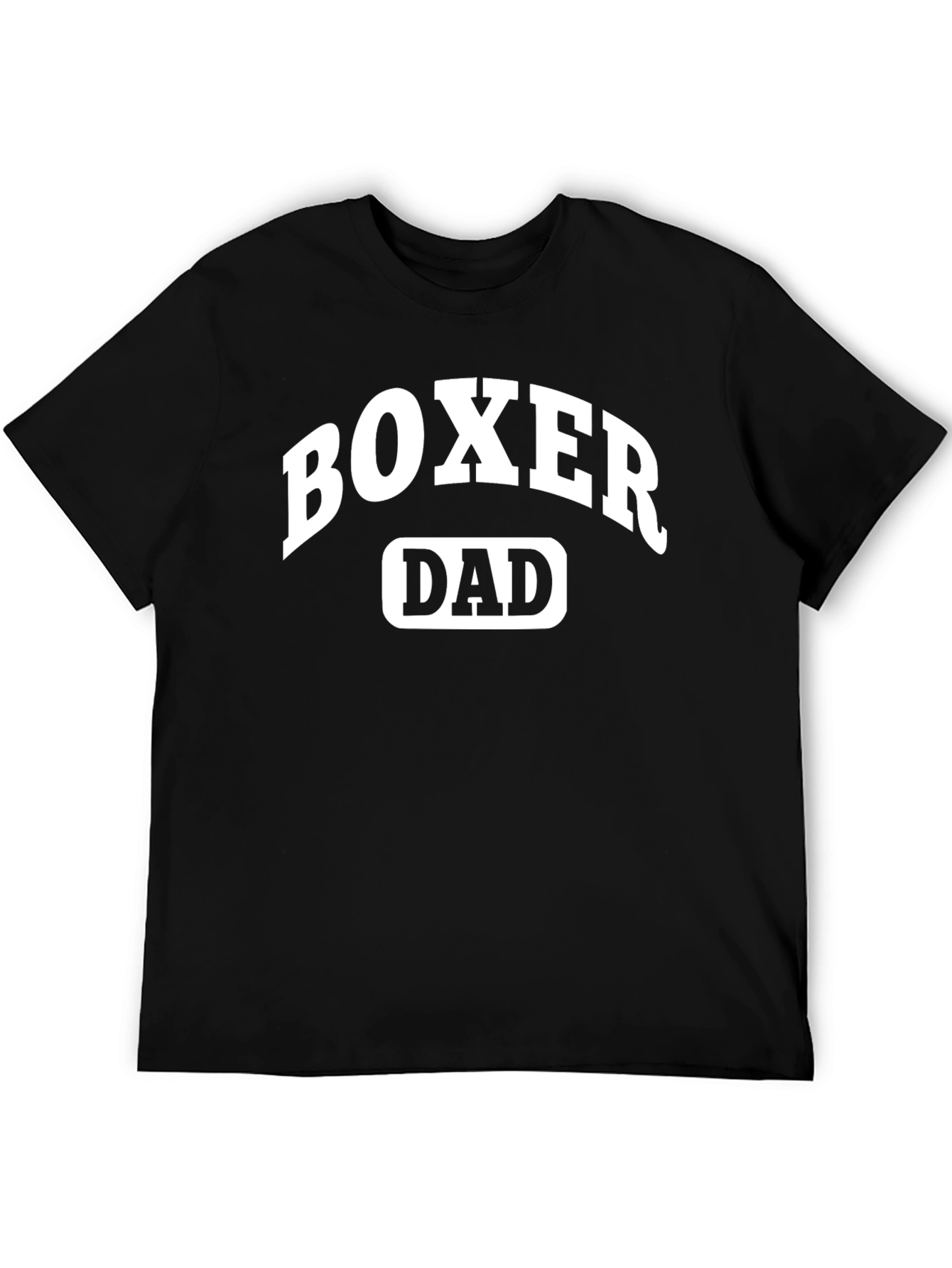 Boxer Dad Graphic T-Shirt - Black Classic Fit