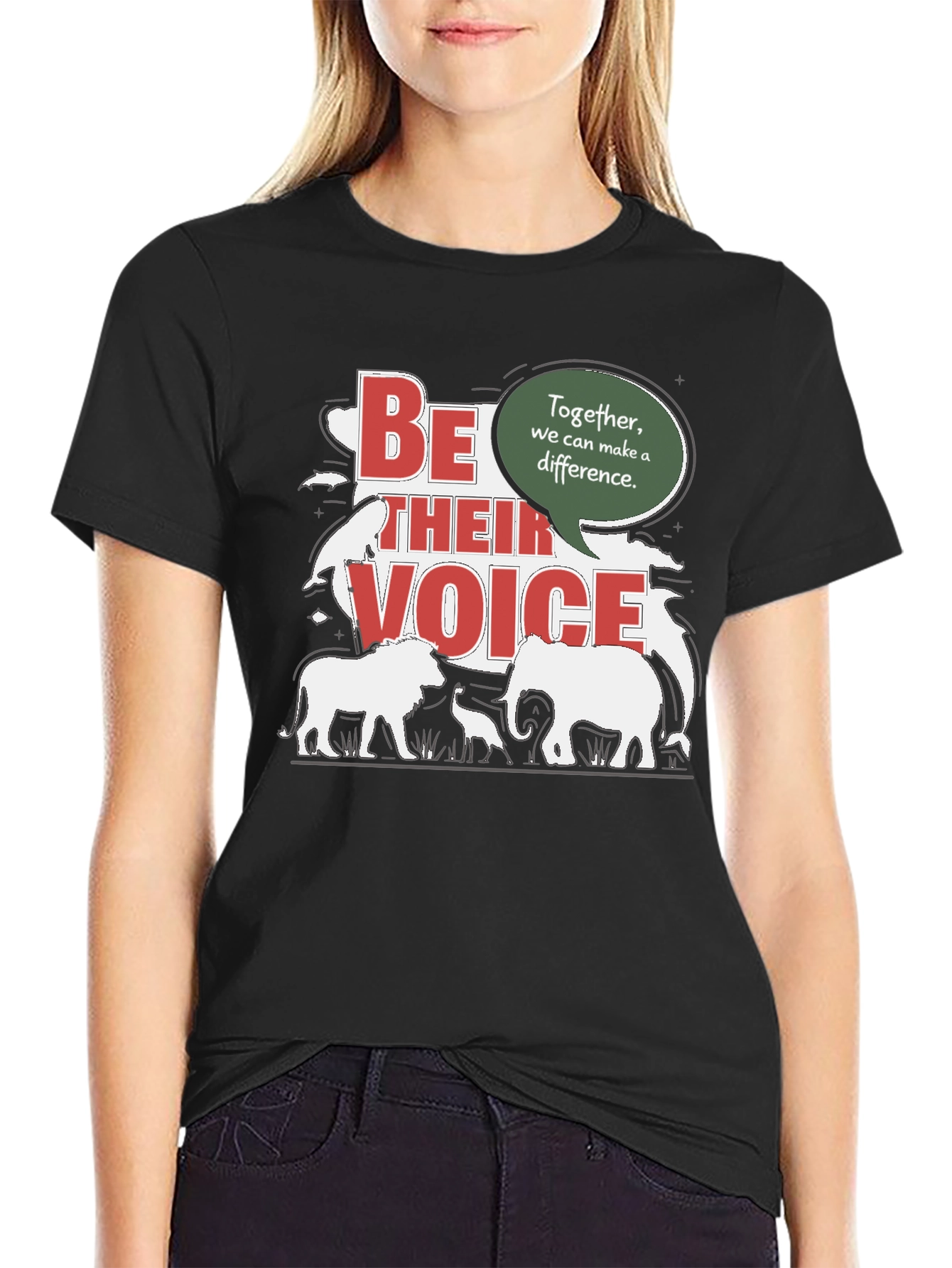 Be Their Voice T-Shirt - Animal Conservation Tee
