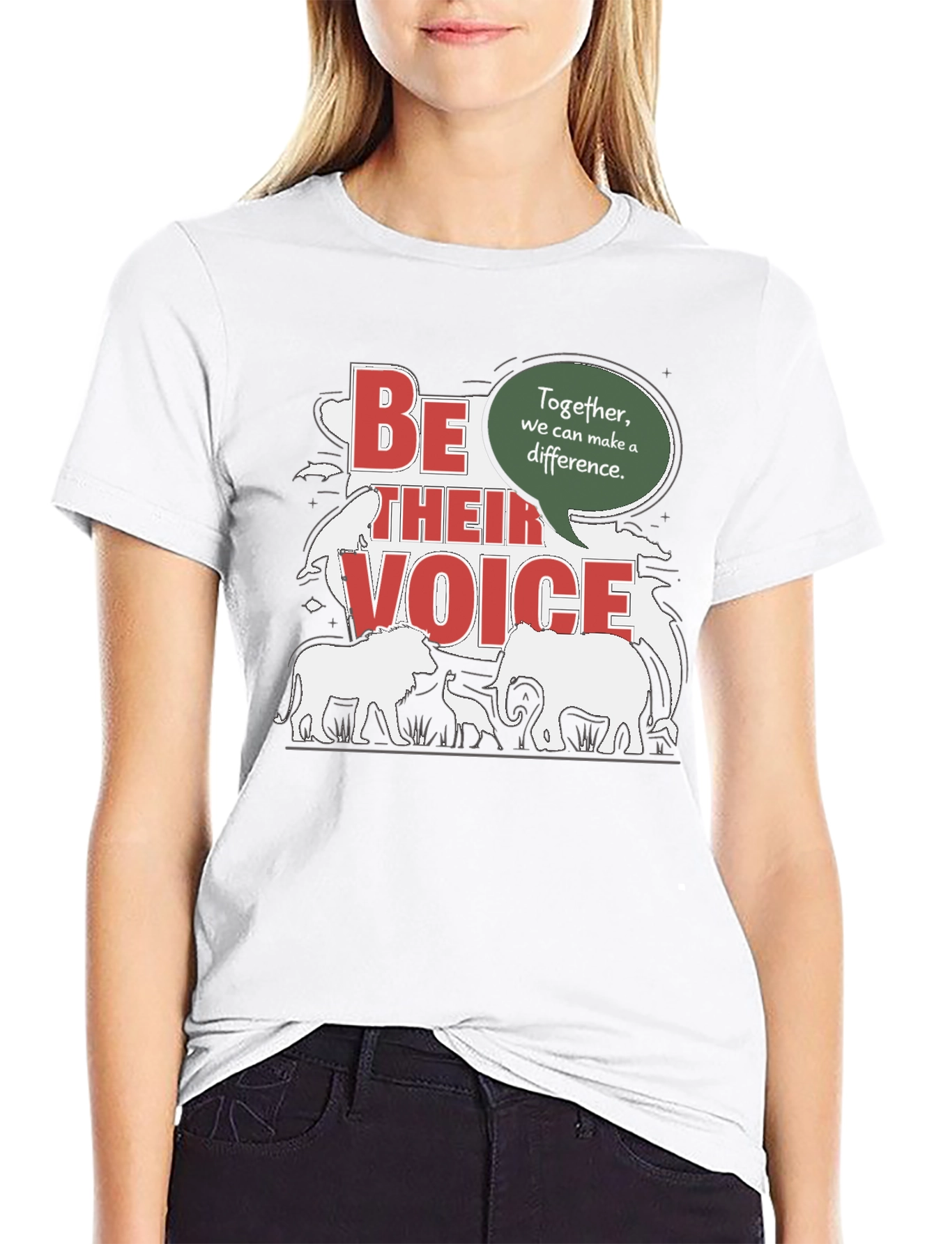Be Their Voice T-Shirt - Animal Conservation Tee
