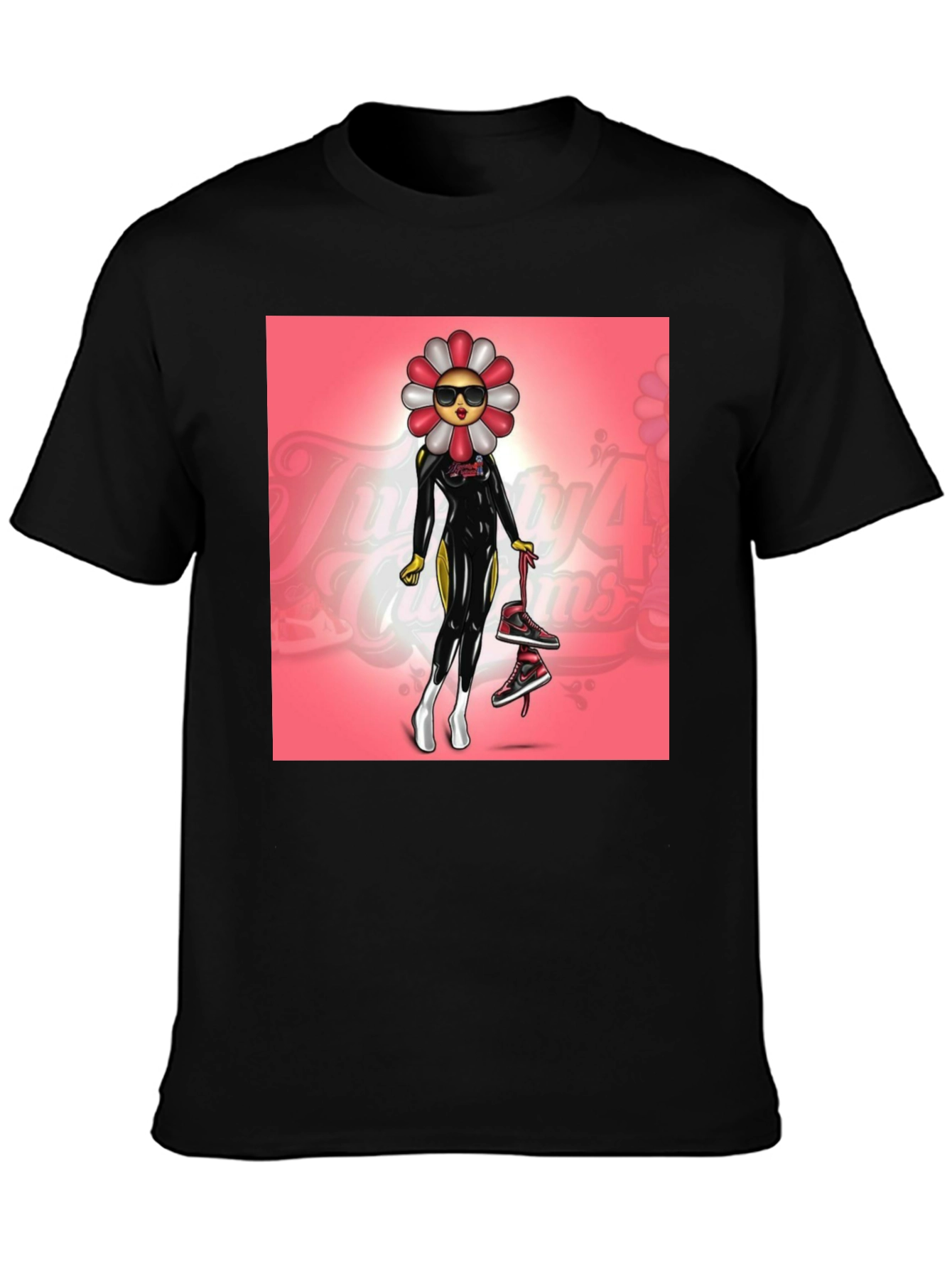 Funky Flower Power Graphic Tee