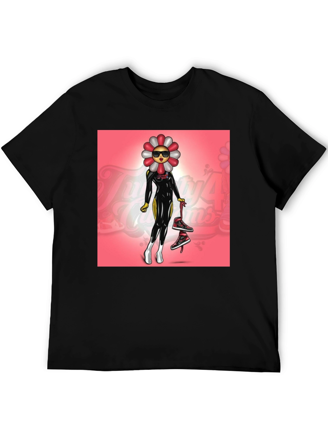 Funky Flower Power Graphic Tee