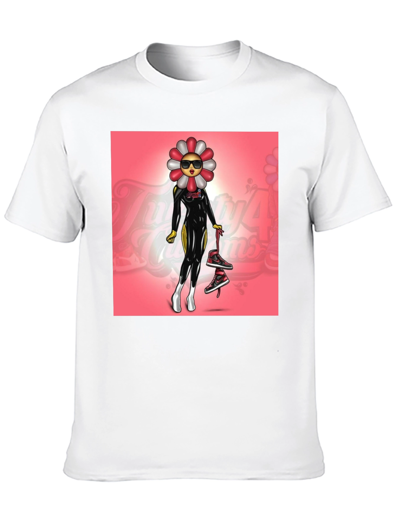 Funky Flower Power Graphic Tee