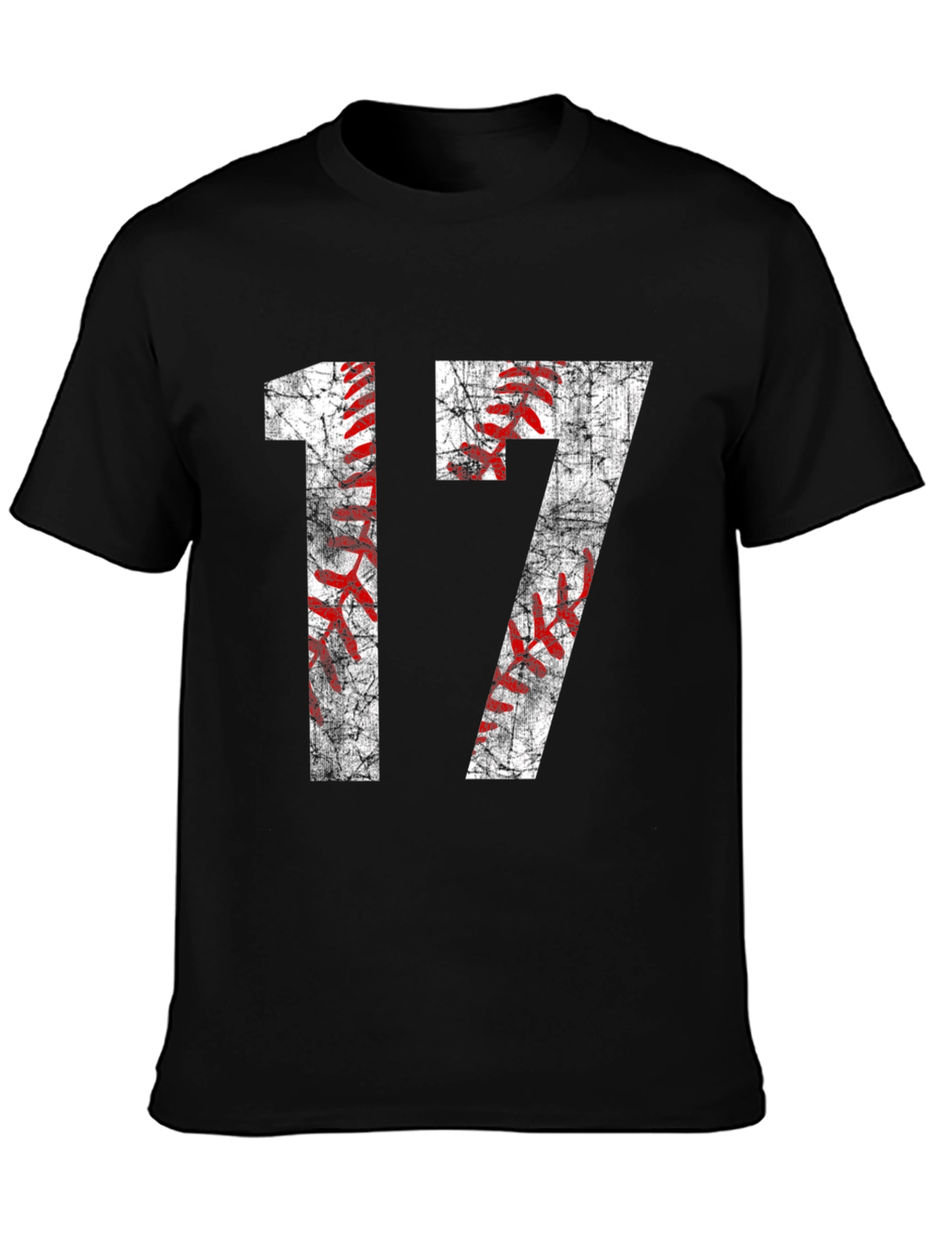 Baseball Number 17 Graphic T-Shirt
