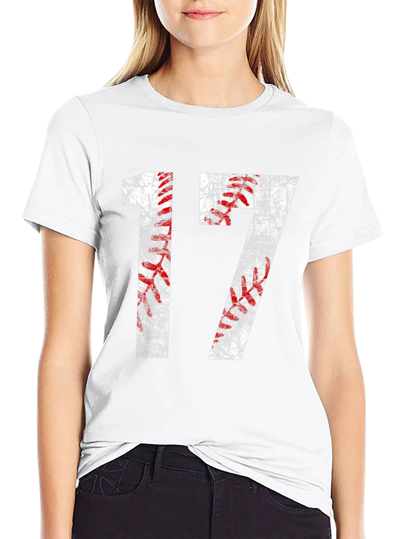 Baseball Number 17 Graphic T-Shirt
