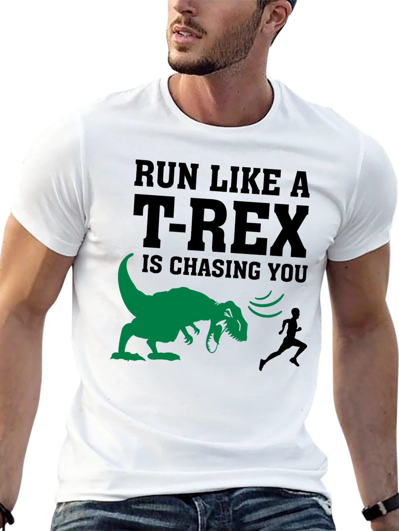 Run Like A T-Rex Is Chasing You Funny T-Shirt