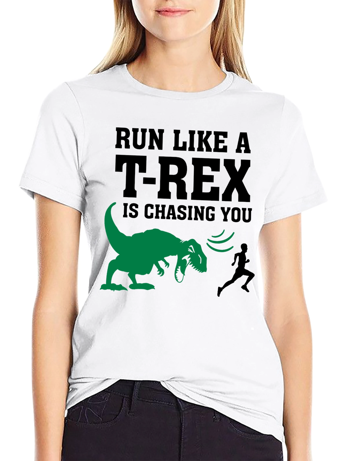 Run Like A T-Rex Is Chasing You Funny T-Shirt