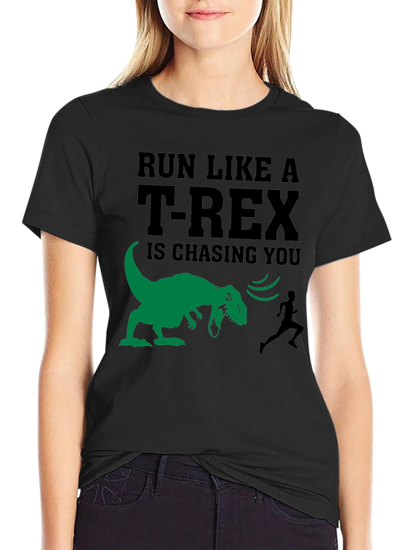 Run Like A T-Rex Is Chasing You Funny T-Shirt