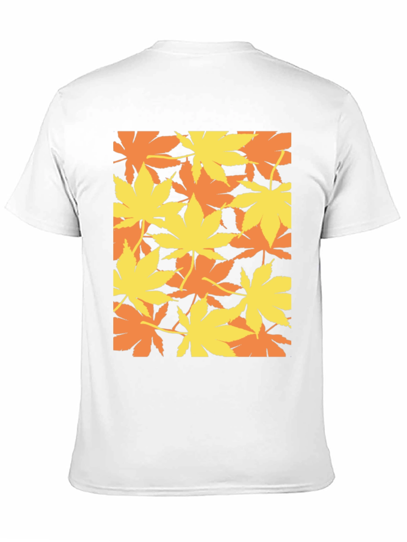 Marijuana Leaf Print Black T-Shirt
