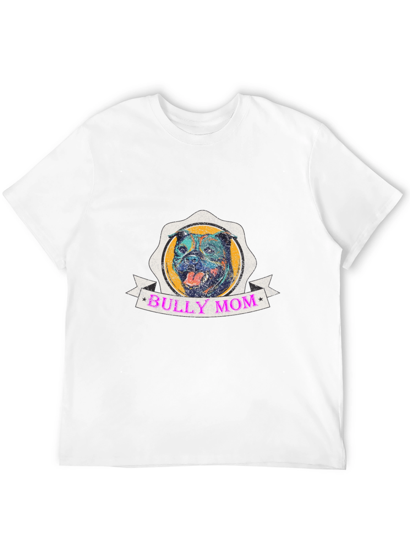 Bully Mom Graphic Tee - Dog Lover Shirt