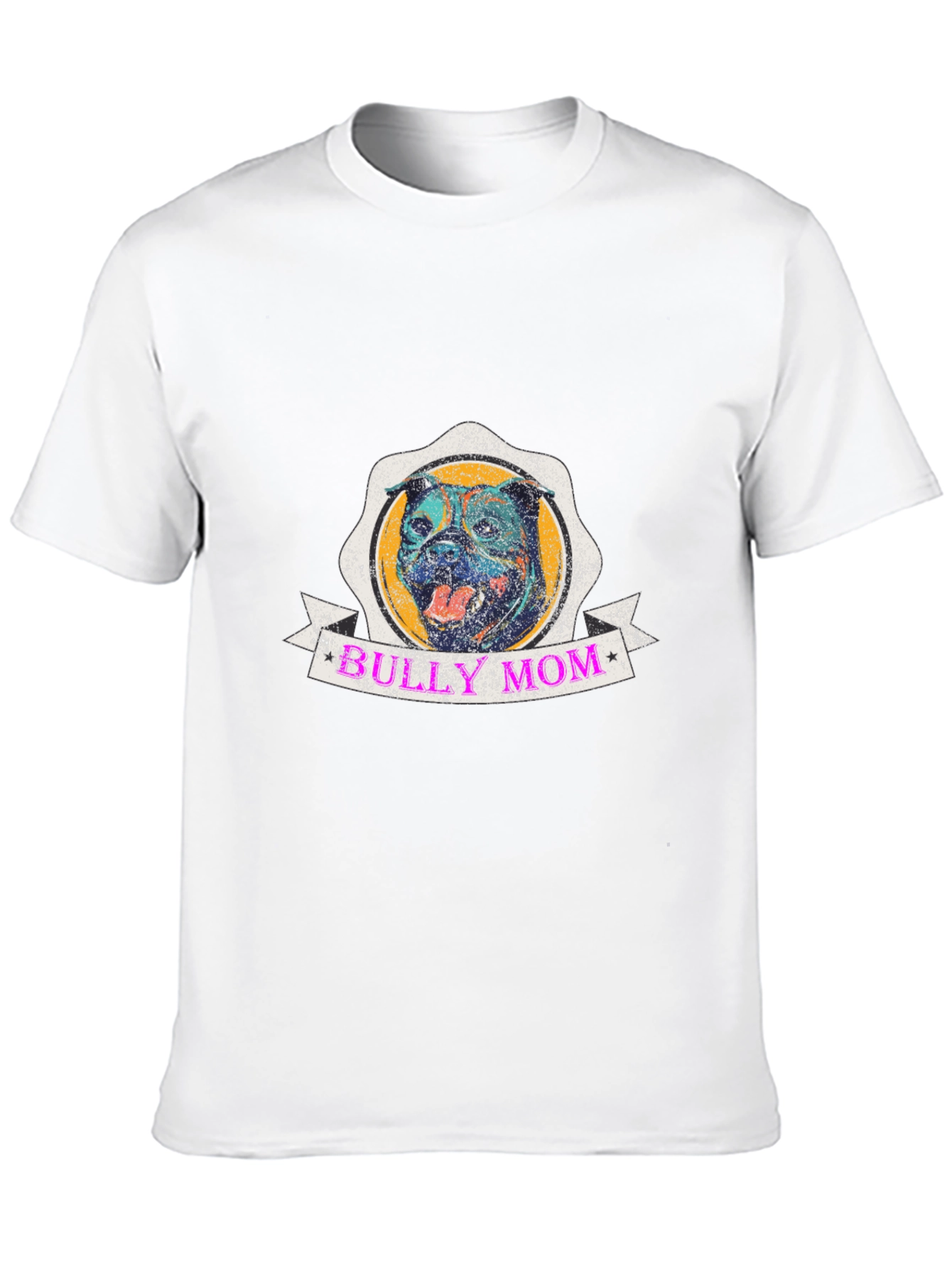 Bully Mom Graphic Tee - Dog Lover Shirt