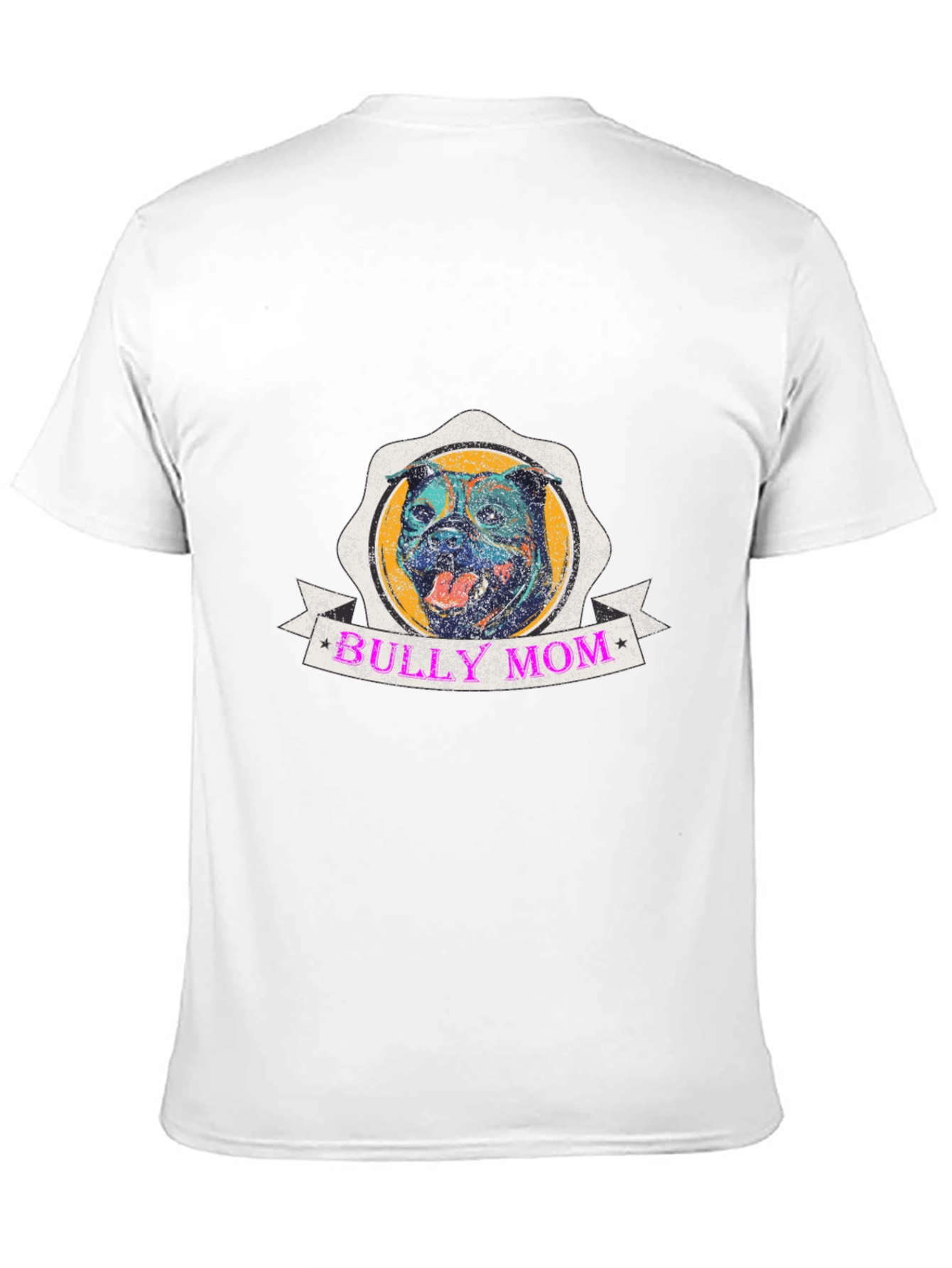 Bully Mom Graphic Tee - Dog Lover Shirt