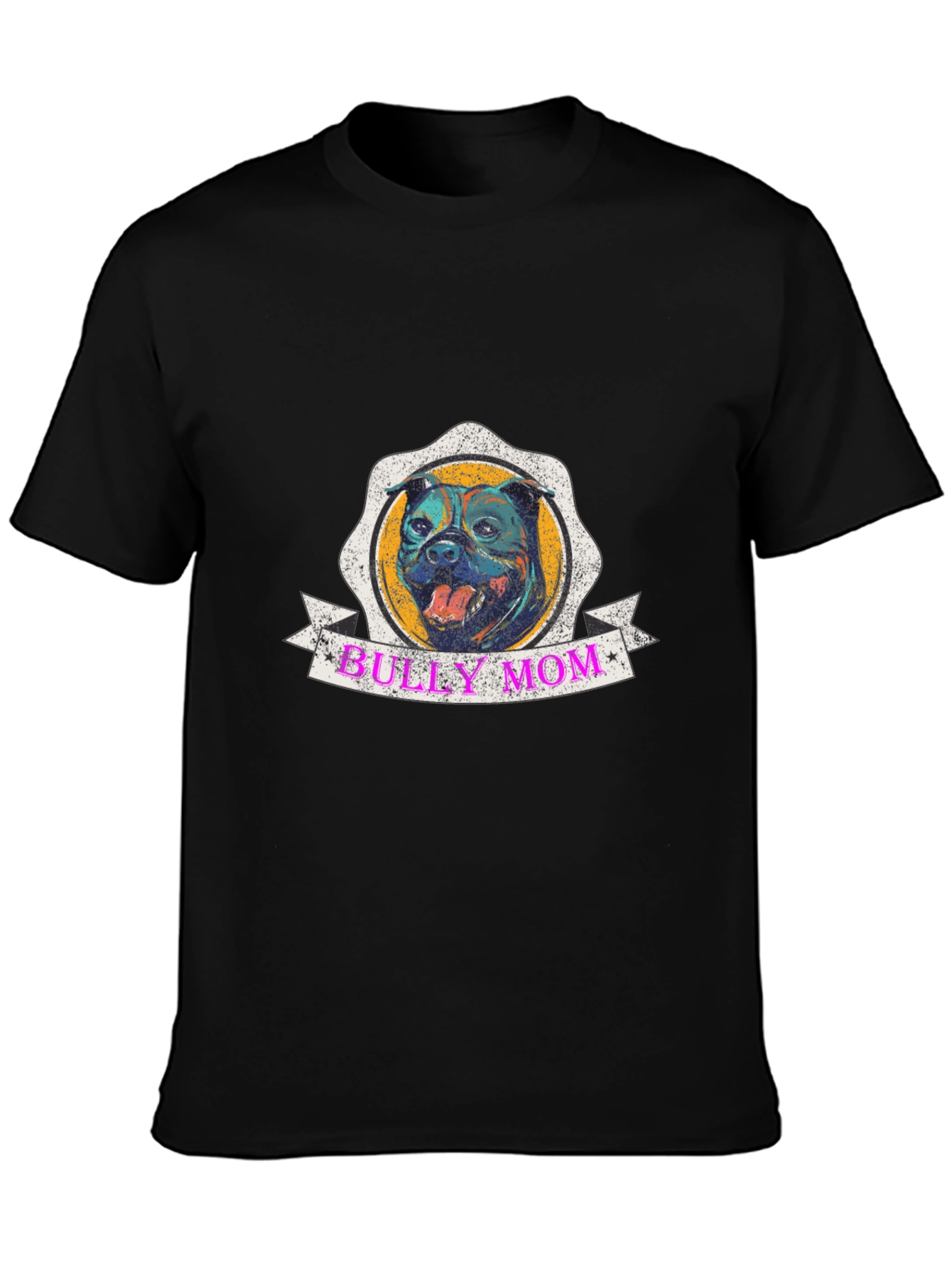 Bully Mom Graphic Tee - Dog Lover Shirt